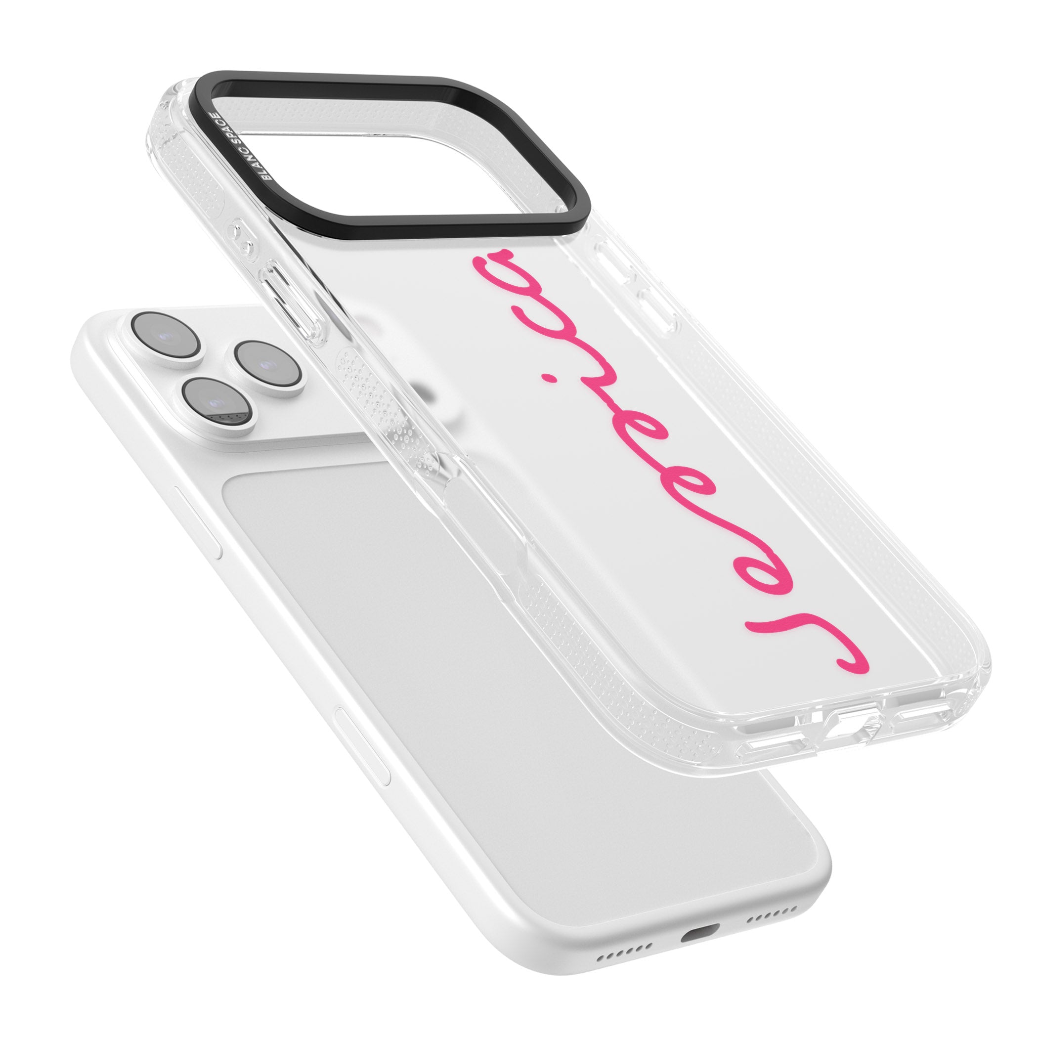 Personalised Summer Name iPhone 17 Pro Impact Air Clear Phone Case Colours