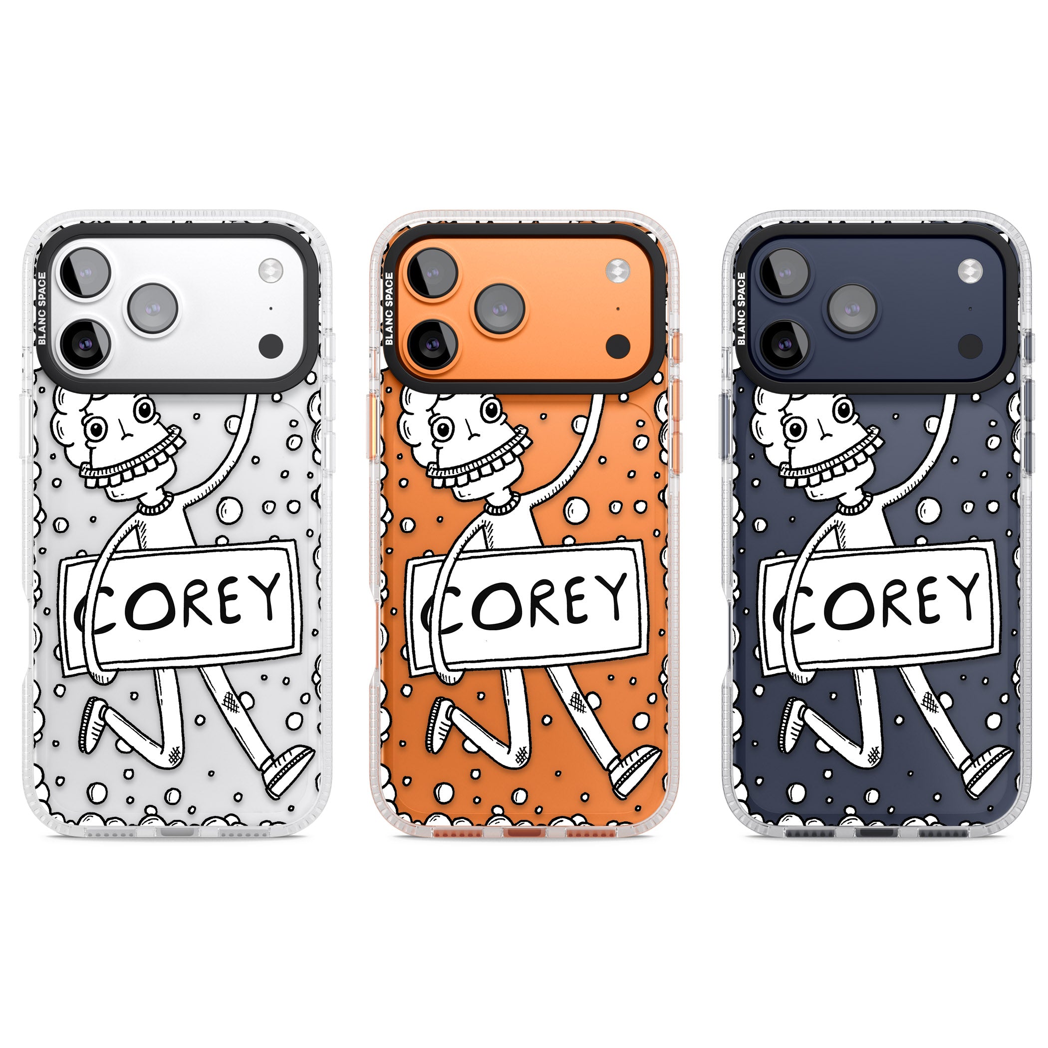 Personalised Banner Boy iPhone 17 Pro Impact Air Clear Phone Case APT Impact Protection