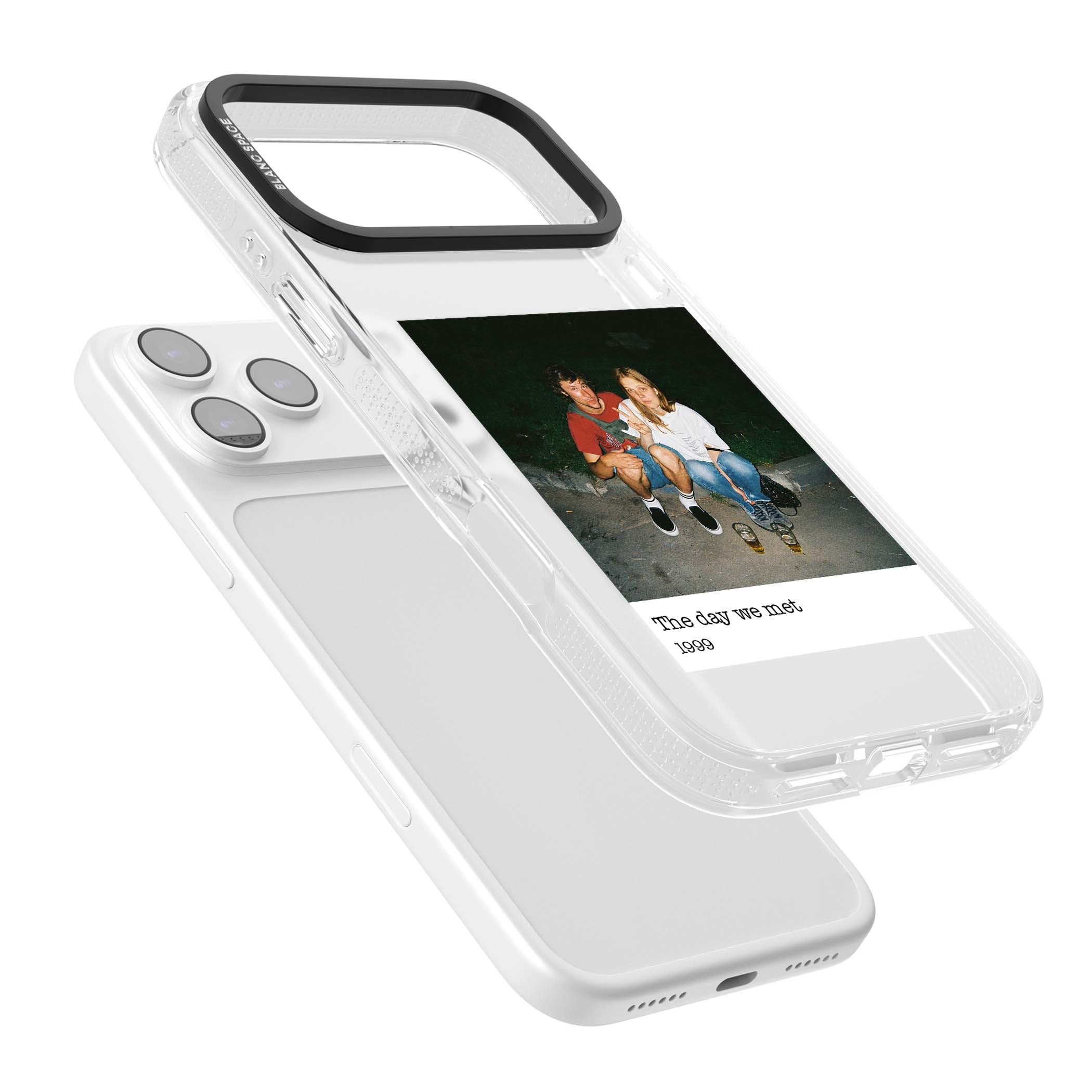 Photo Memory minimal iPhone case | Clear Case Impact Air case for iPhone 17 Pro, iPhone 17 Pro Max