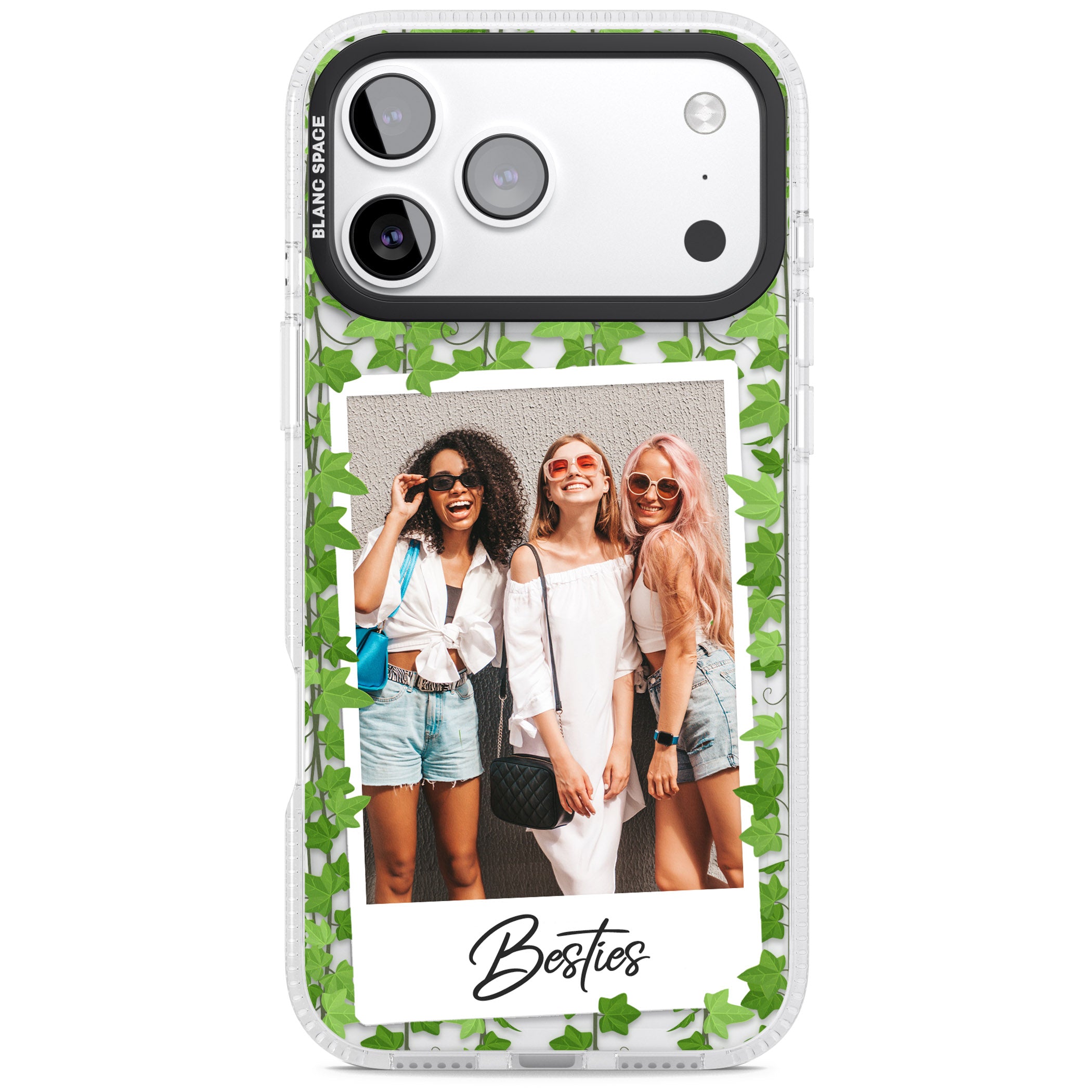 Personalised Ivy Vine Instant Photo iPhone 17 Pro Impact Air Clear Phone Case