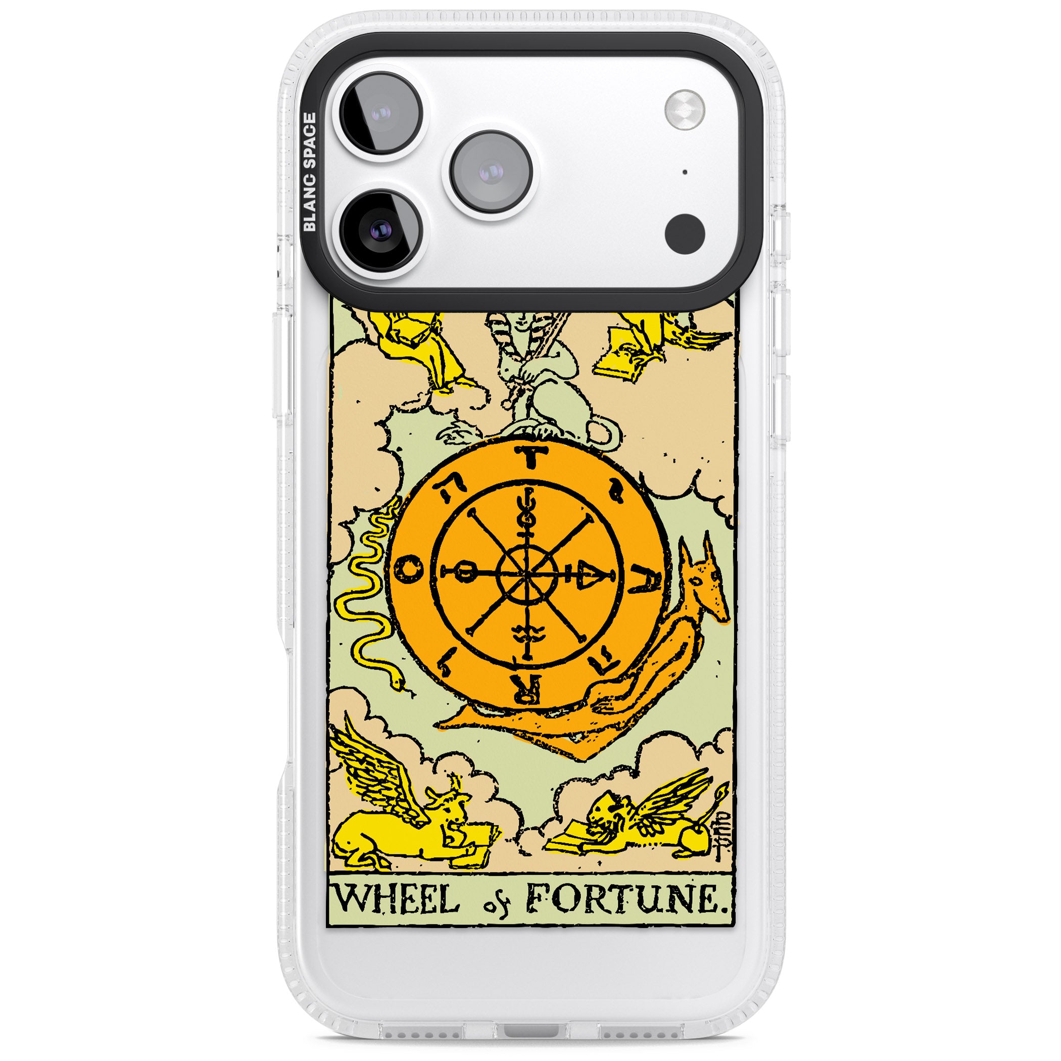 Personalised Wheel Of Fortune Tarot Card (Color) iPhone 17 Pro Max Impact Air Clear Phone Case