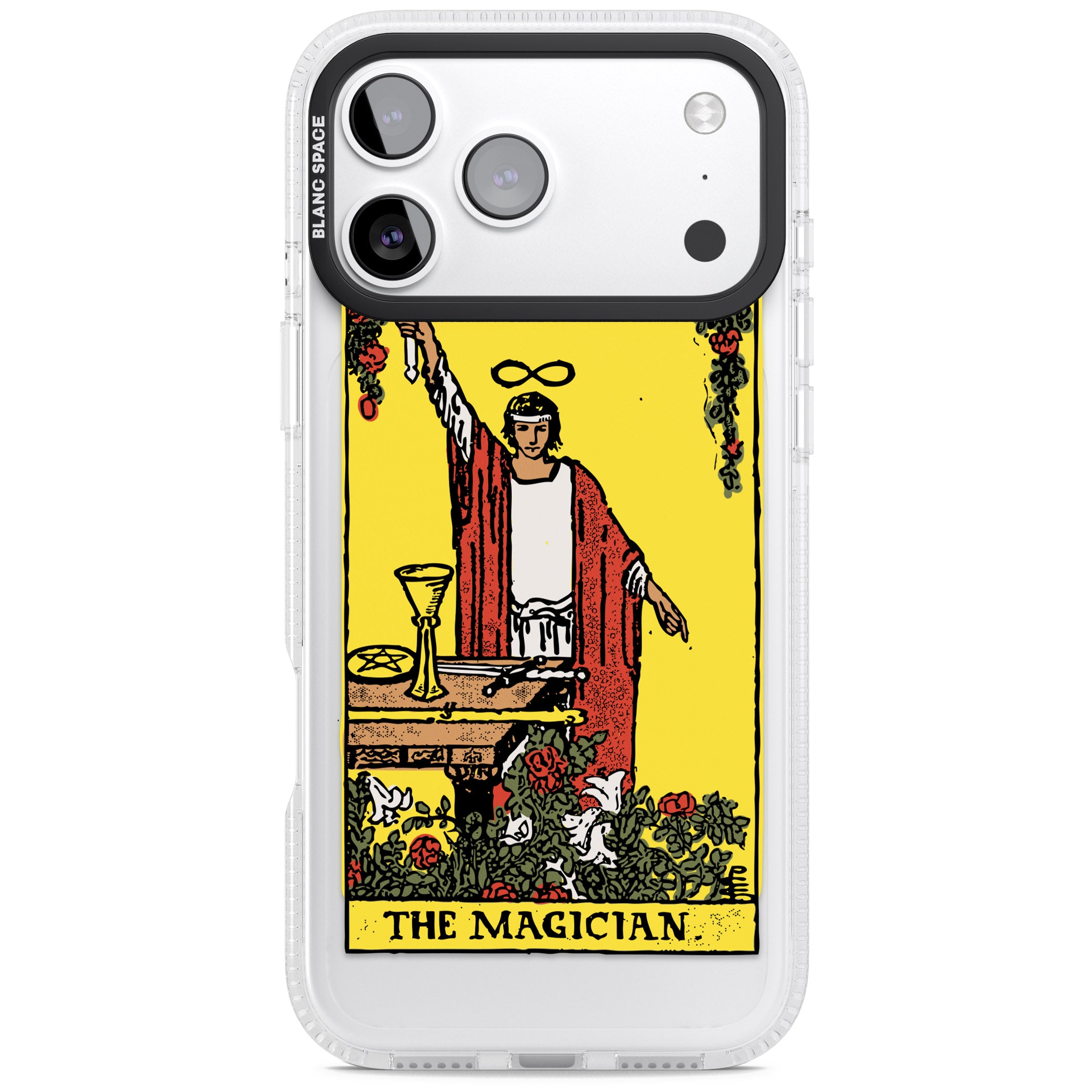 Personalised The Magician Tarot Card (Color) iPhone 17 Pro Max Impact Air Clear Phone Case