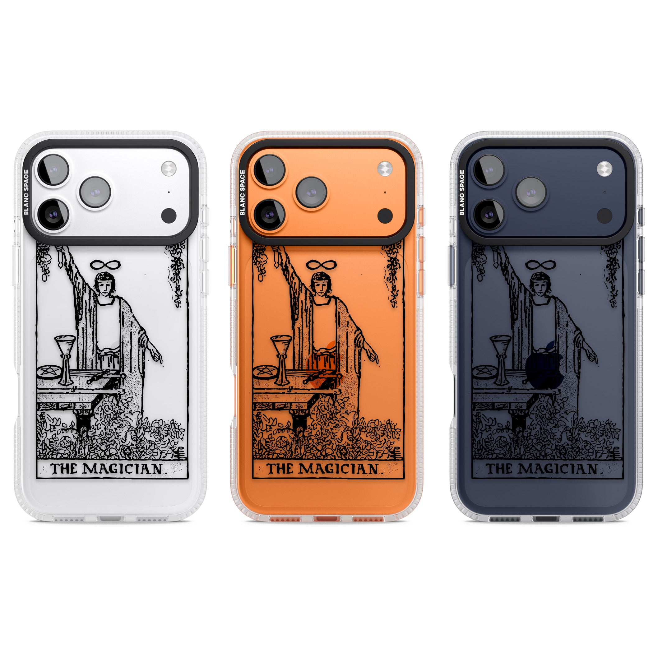 Personalised The Magician Tarot Transparent iPhone 17 Pro Impact Air Clear Phone Case APT Impact Protection