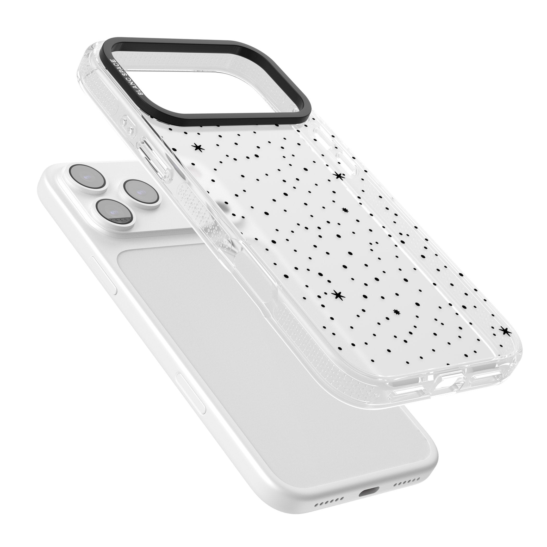 Celestial Starry Sky (Black) iPhone 17 Pro Max Impact Air Clear Phone Case Colours
