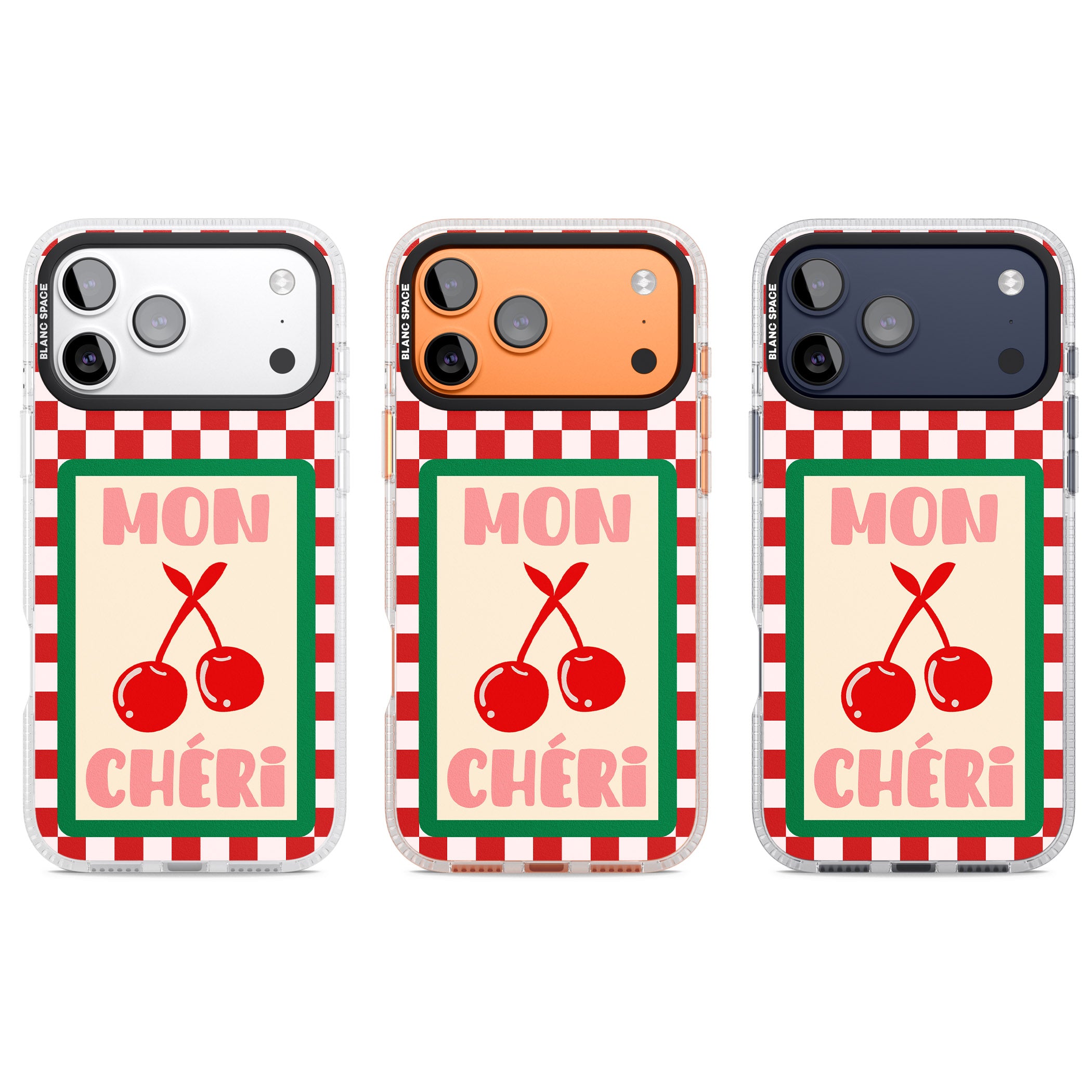 Mon Cheri iPhone 17 Pro Impact Air Clear Phone Case APT Impact Protection