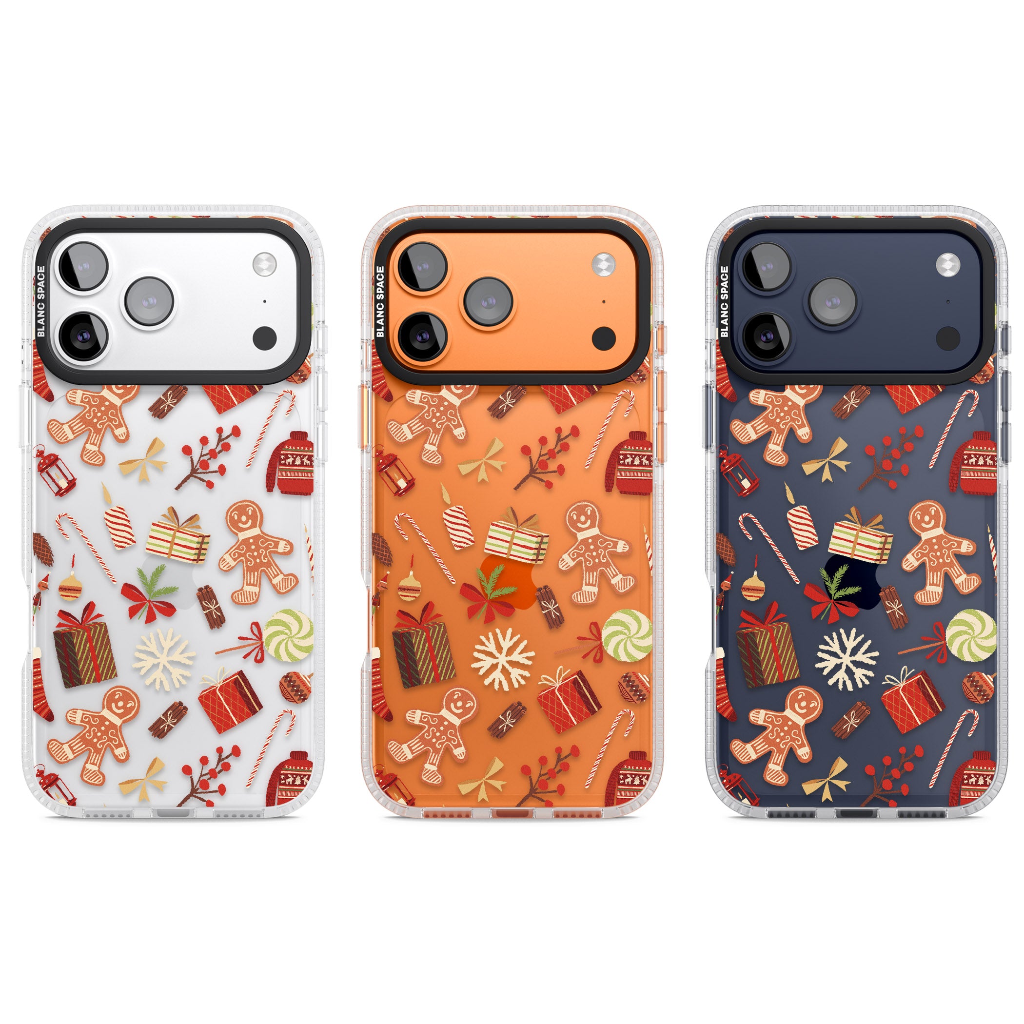 Christmas Assortments iPhone 17 Pro Impact Air Clear Phone Case APT Impact Protection