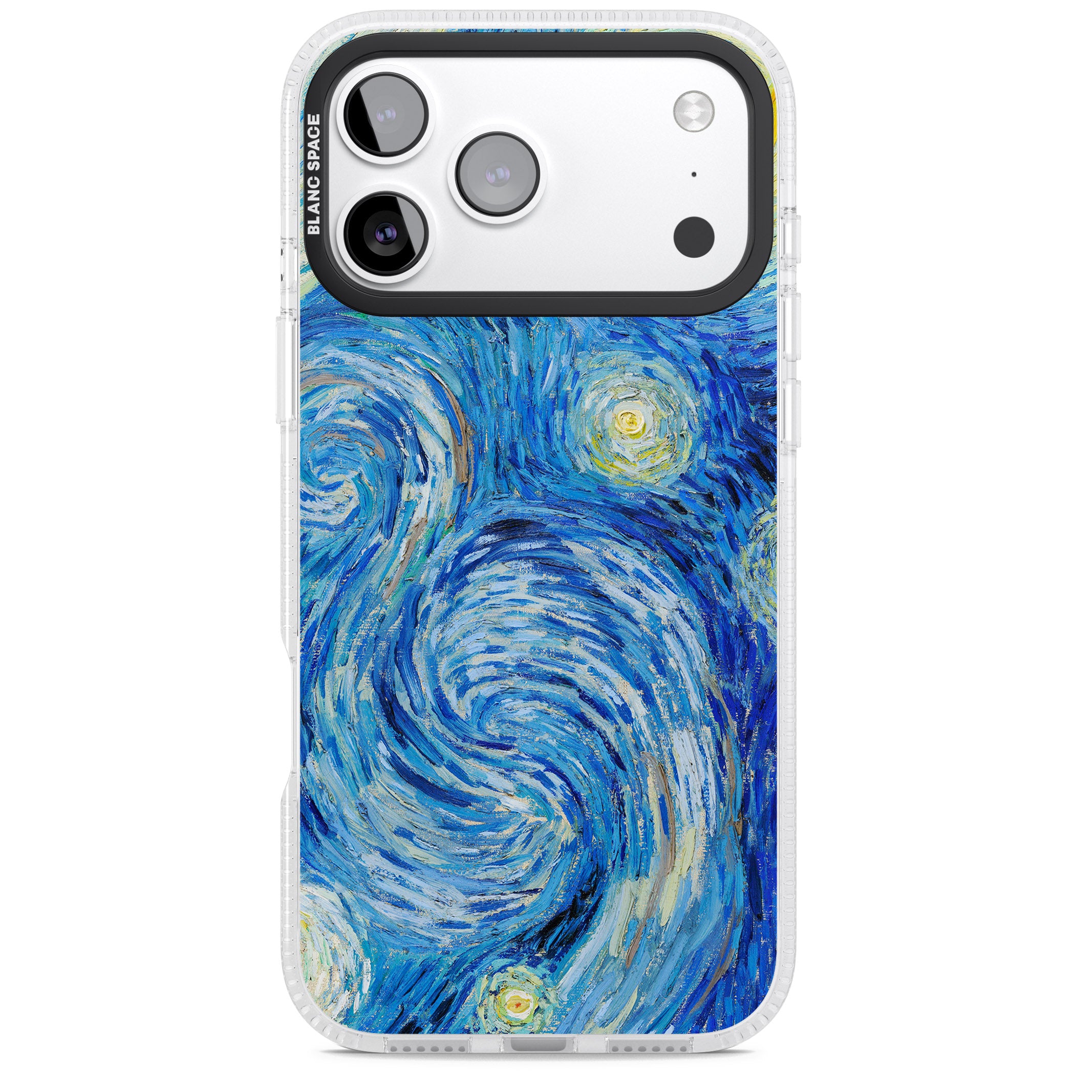 The Starry Night By Vincent Van Gogh iPhone 17 Pro Impact Air Clear Phone Case