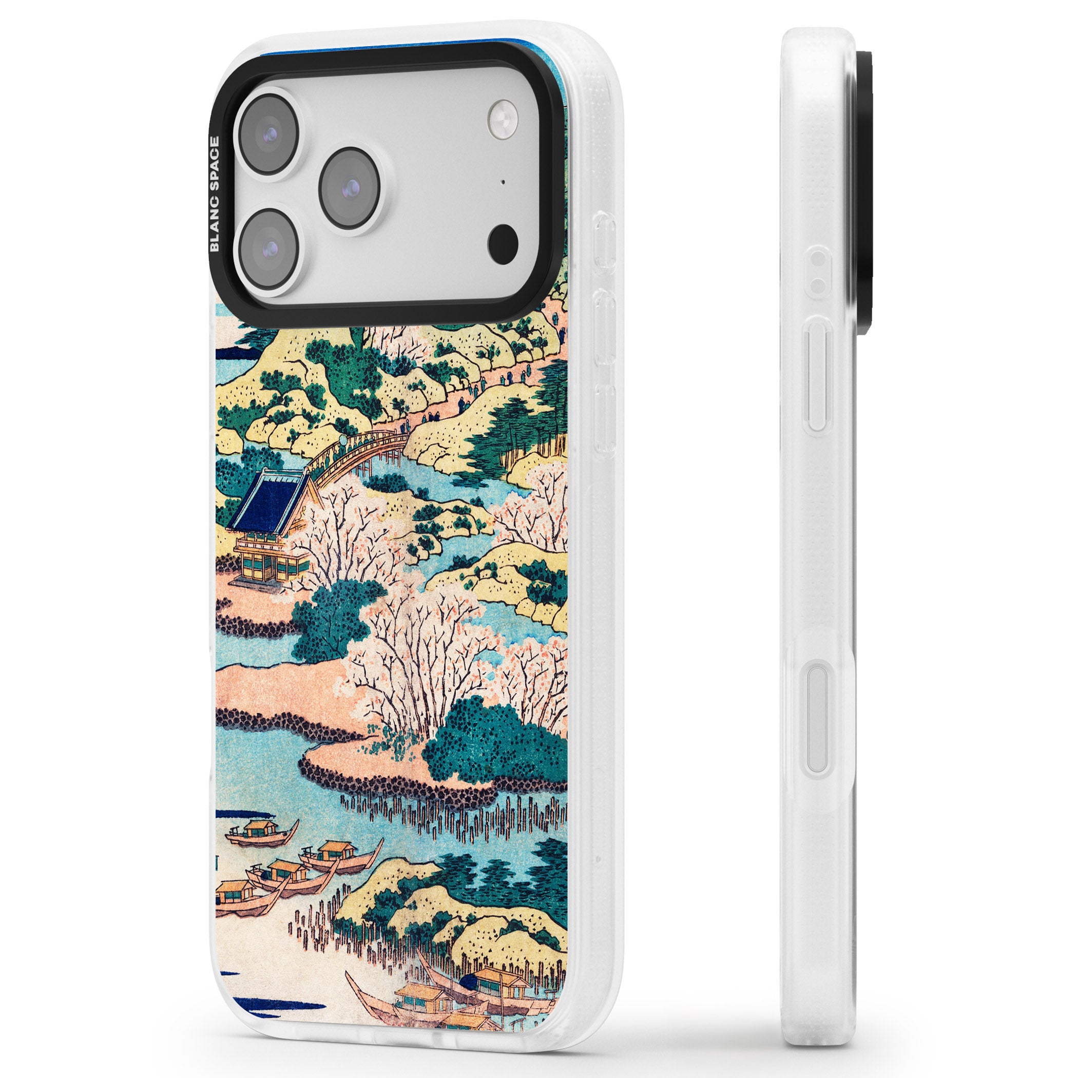 Coastal Community iPhone 17 Pro Max Impact Air Clear Phone Case Side Profile