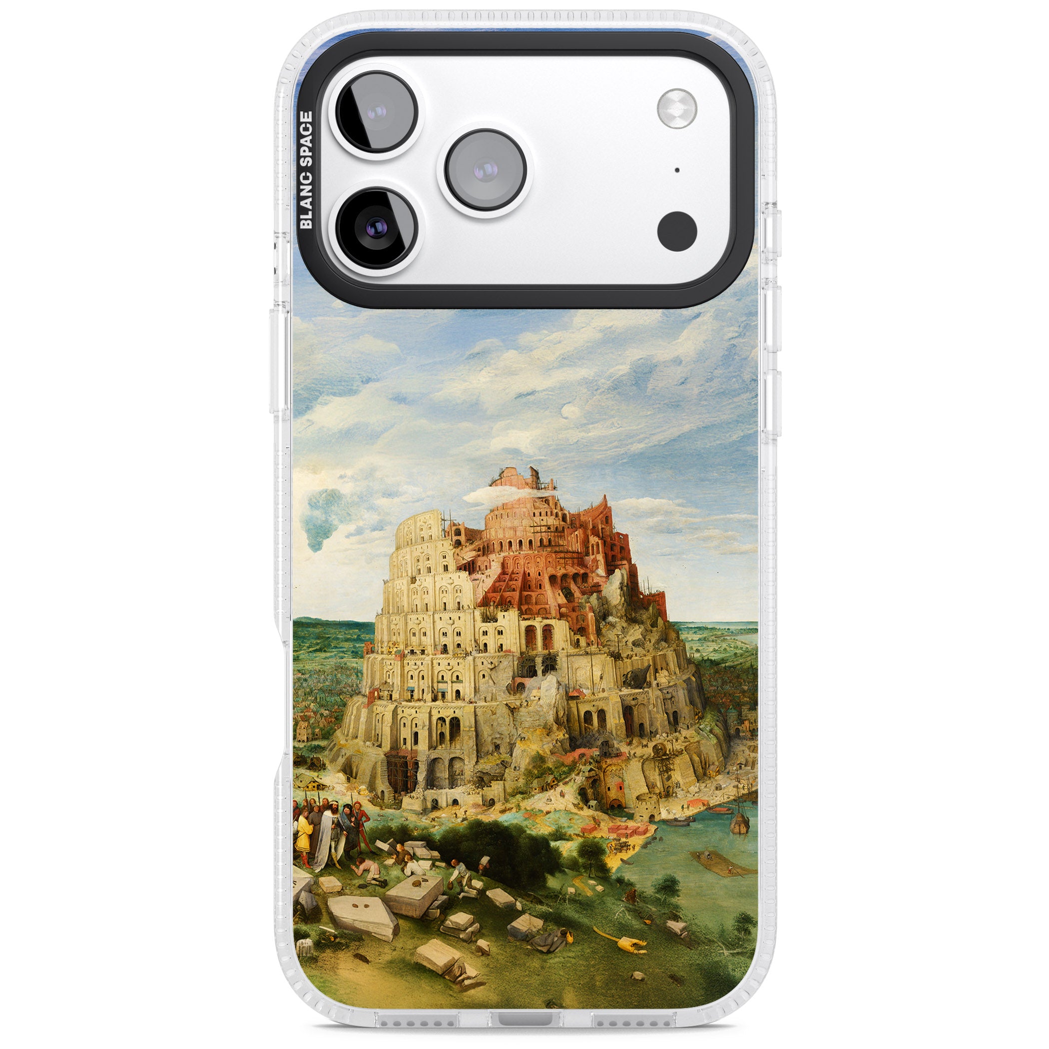 Tower Of Babel iPhone 17 Pro Max Impact Air Clear Phone Case