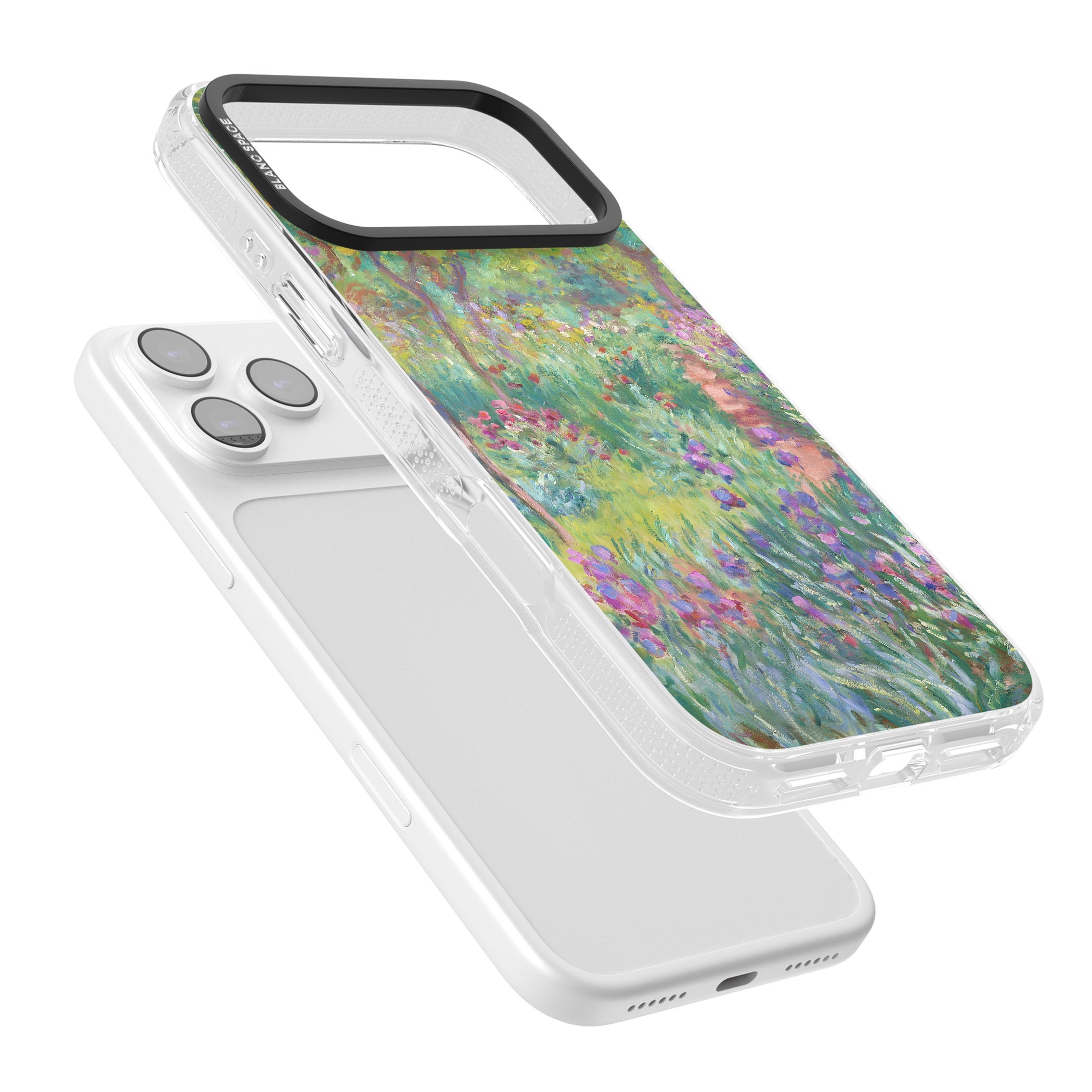 Garden in Giverny iPhone 17 Pro Max Impact Air Clear Phone Case Colours