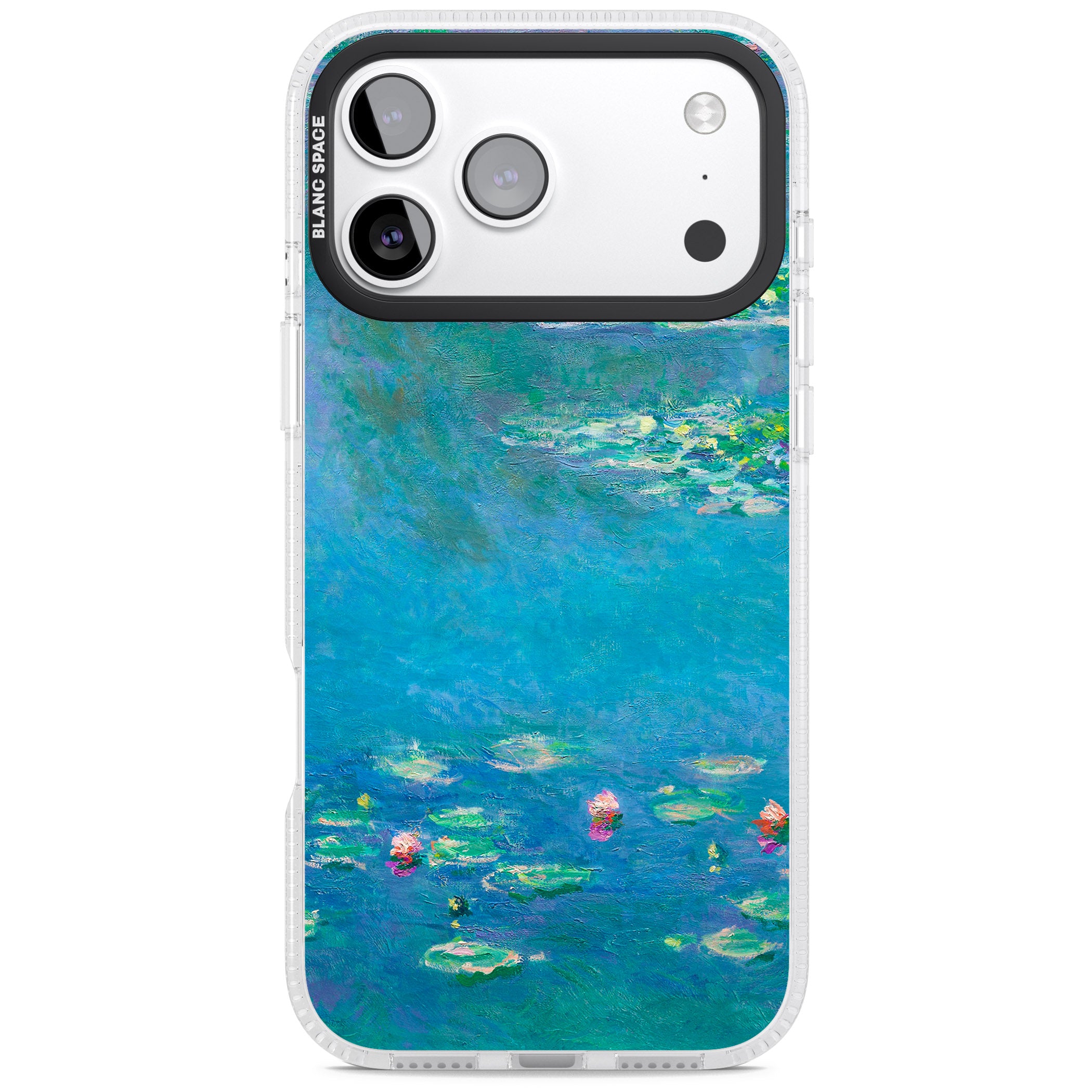 Water Lilies iPhone 17 Pro Max Impact Air Clear Phone Case