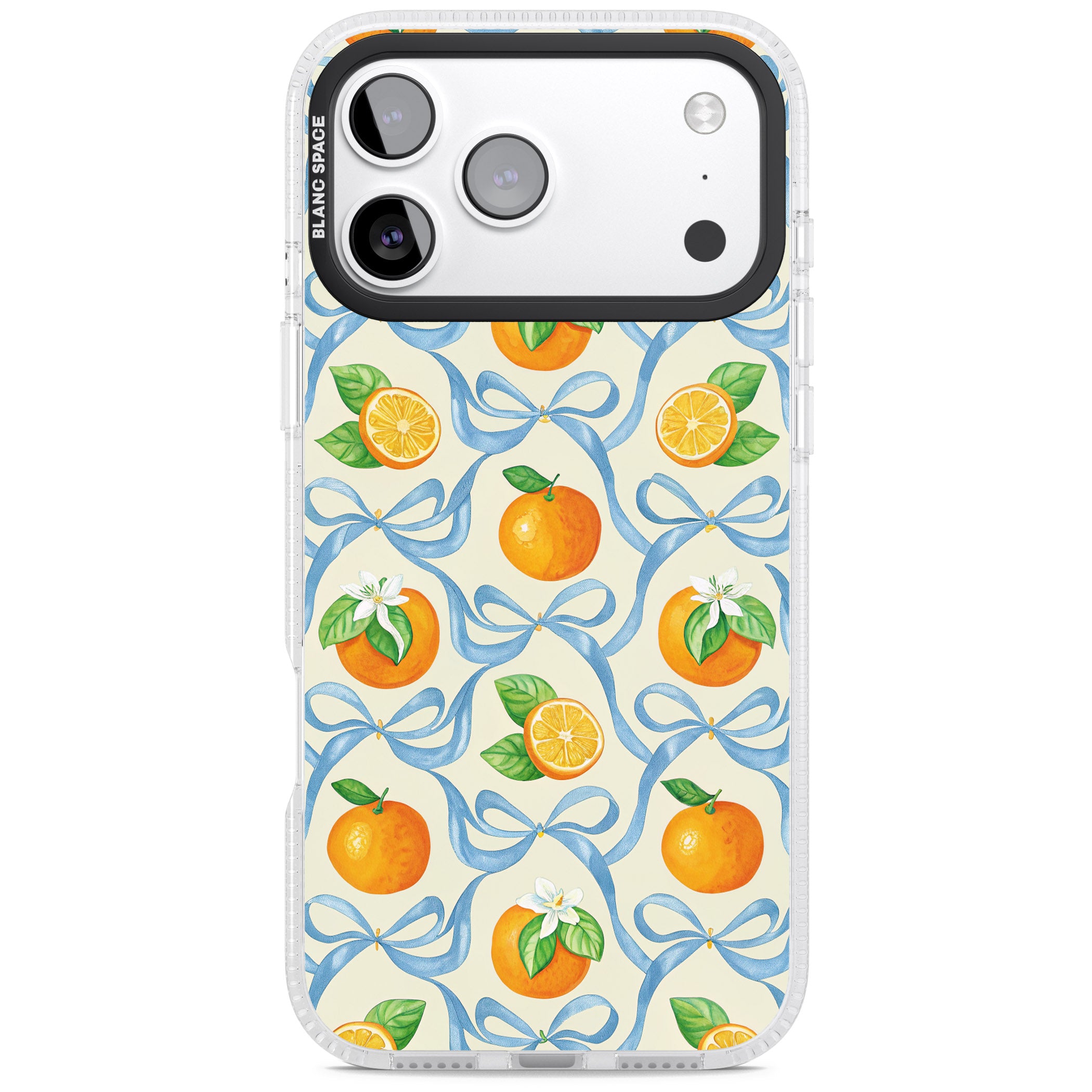 Bows & Clementines iPhone 17 Pro Impact Air Clear Phone Case