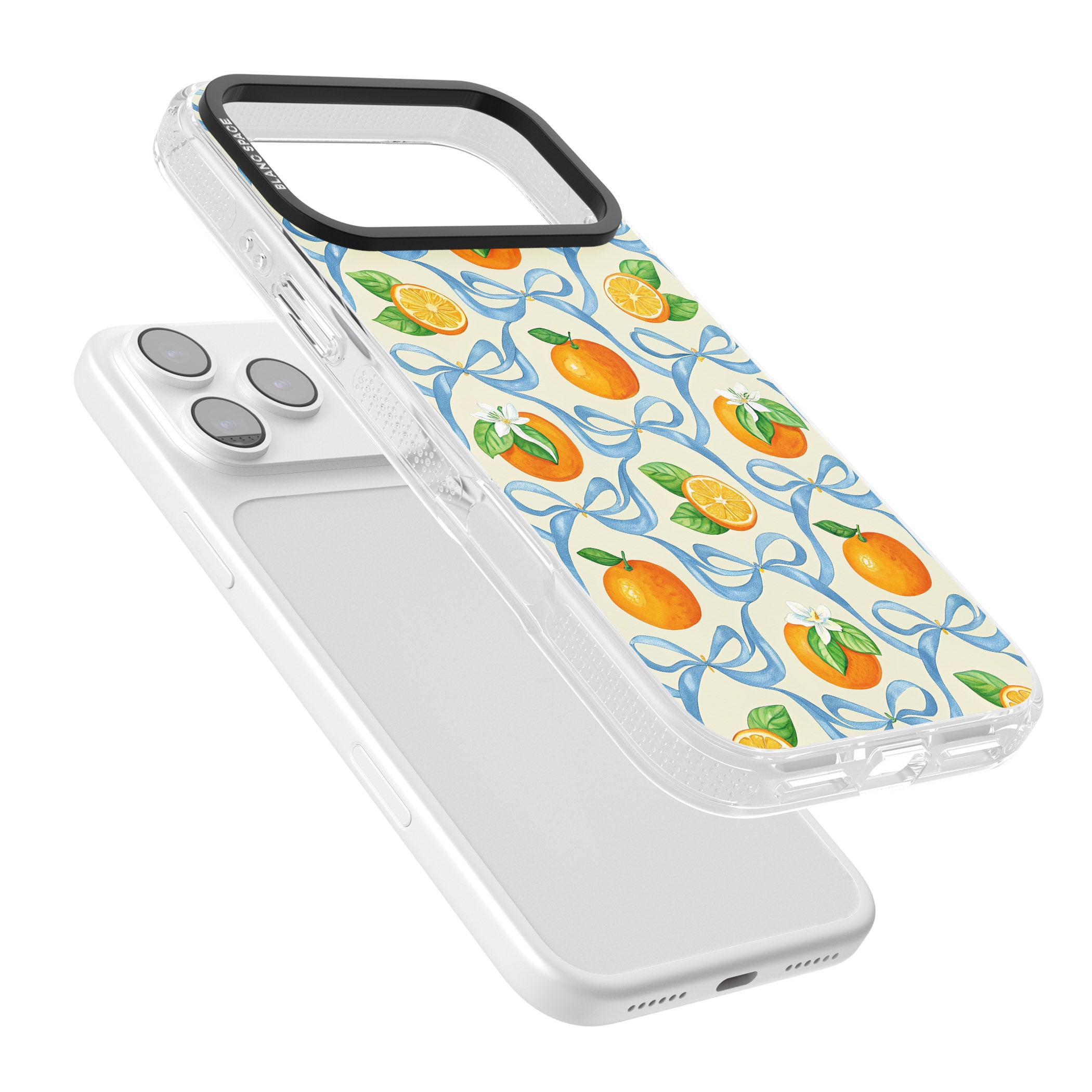 Bows & Clementines iPhone 17 Pro Impact Air Clear Phone Case Colours