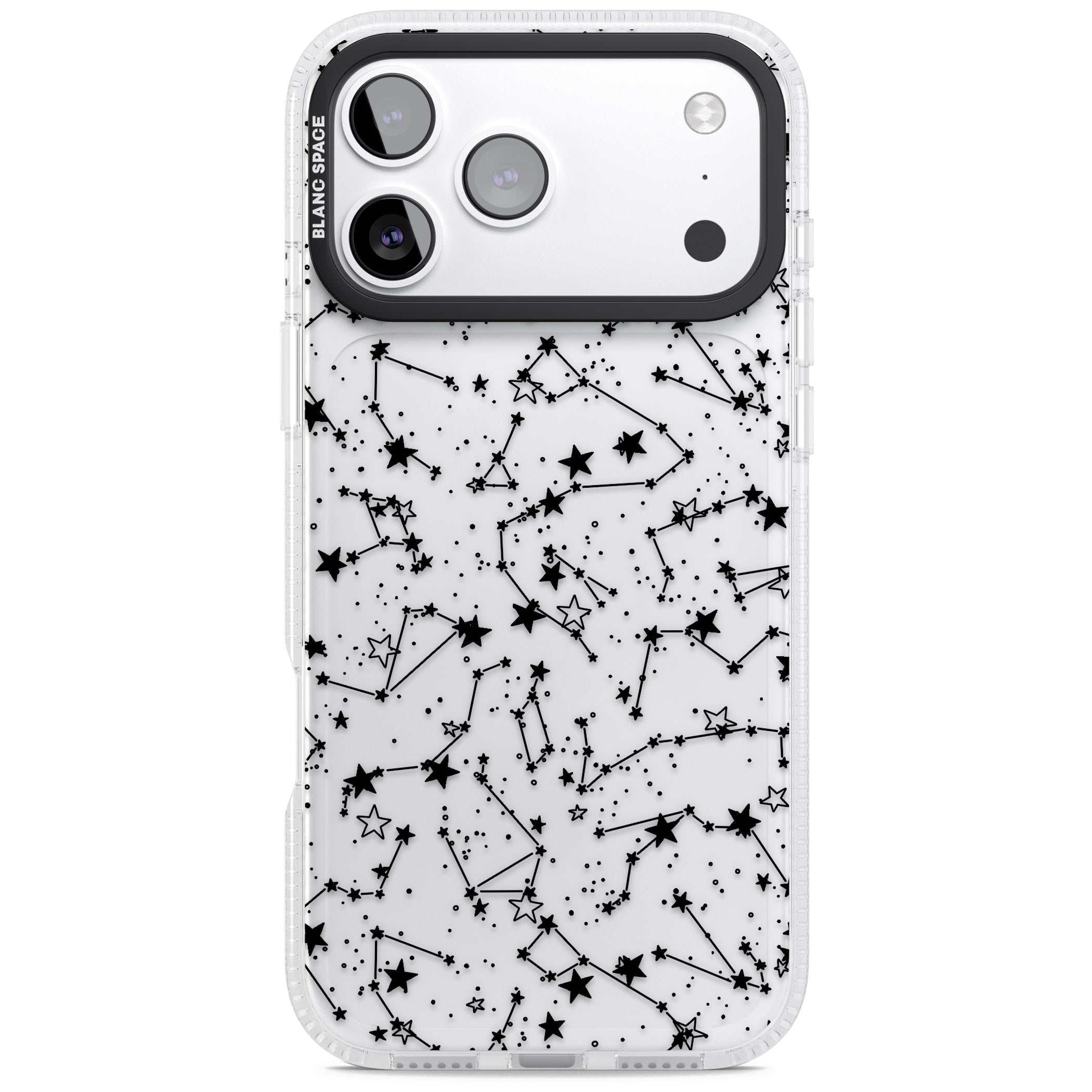 Midnight Constellations iPhone 17 Pro Max Impact Air Clear Phone Case
