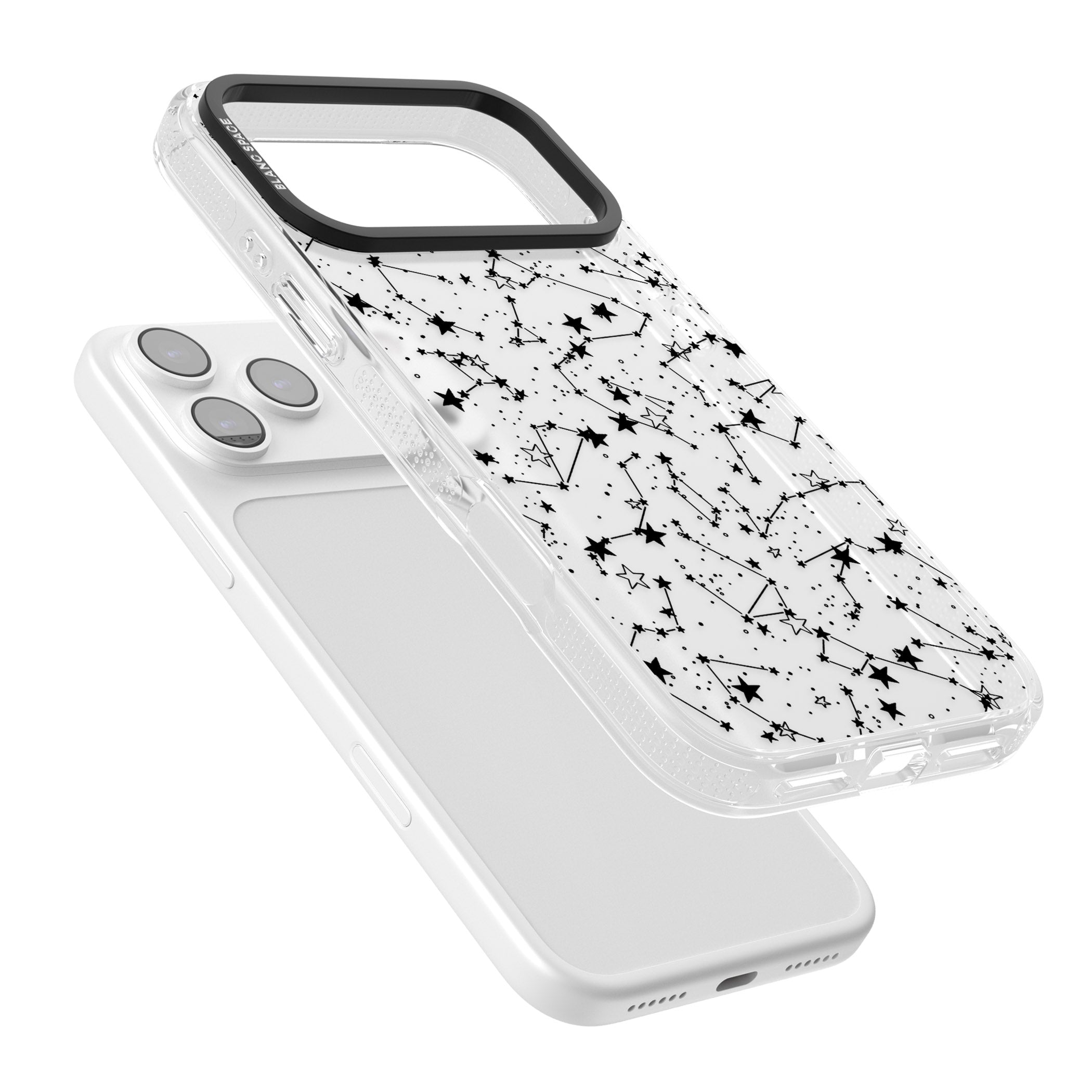Midnight Constellations iPhone 17 Pro Impact Air Clear Phone Case Colours