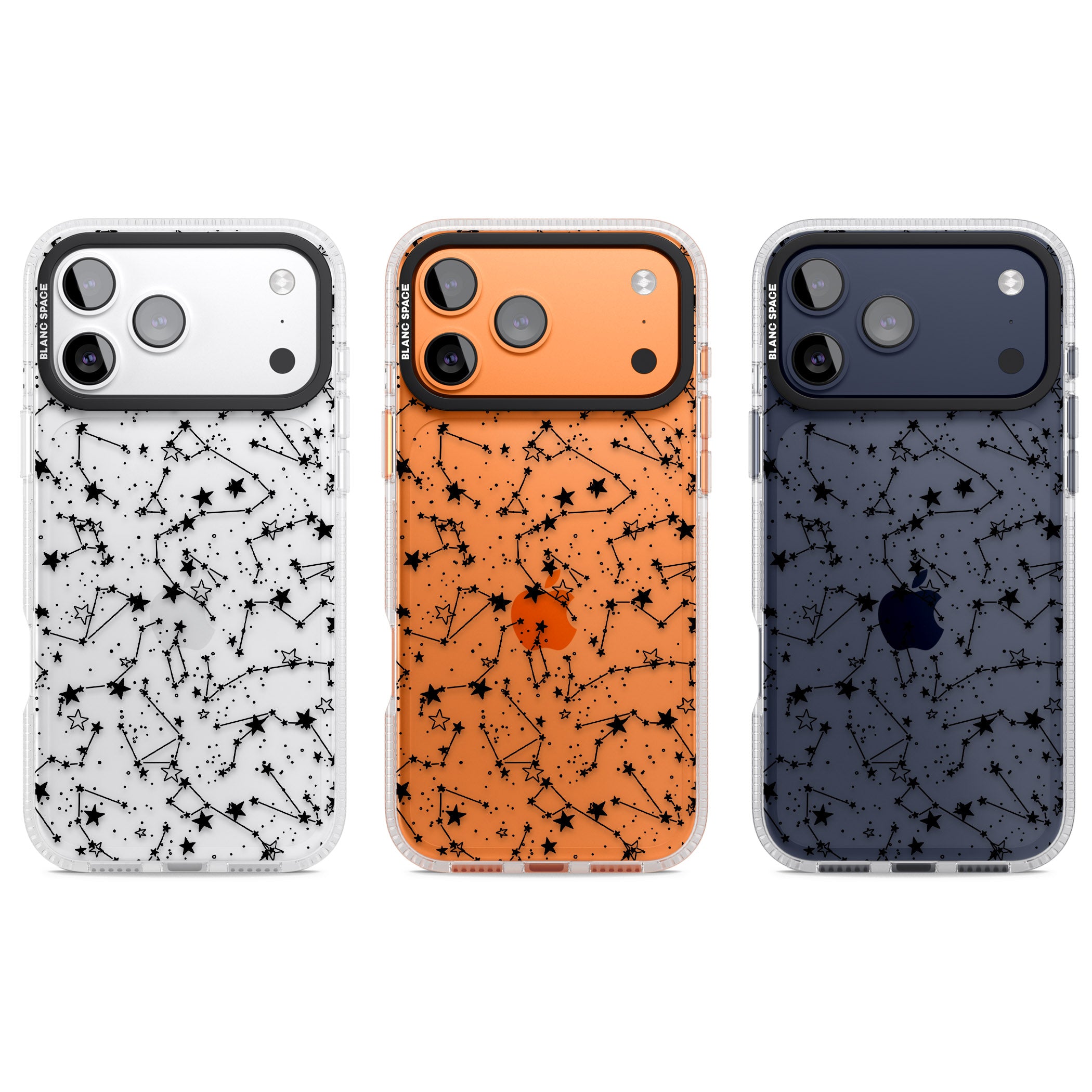 Midnight Constellations iPhone 17 Pro Impact Air Clear Phone Case APT Impact Protection