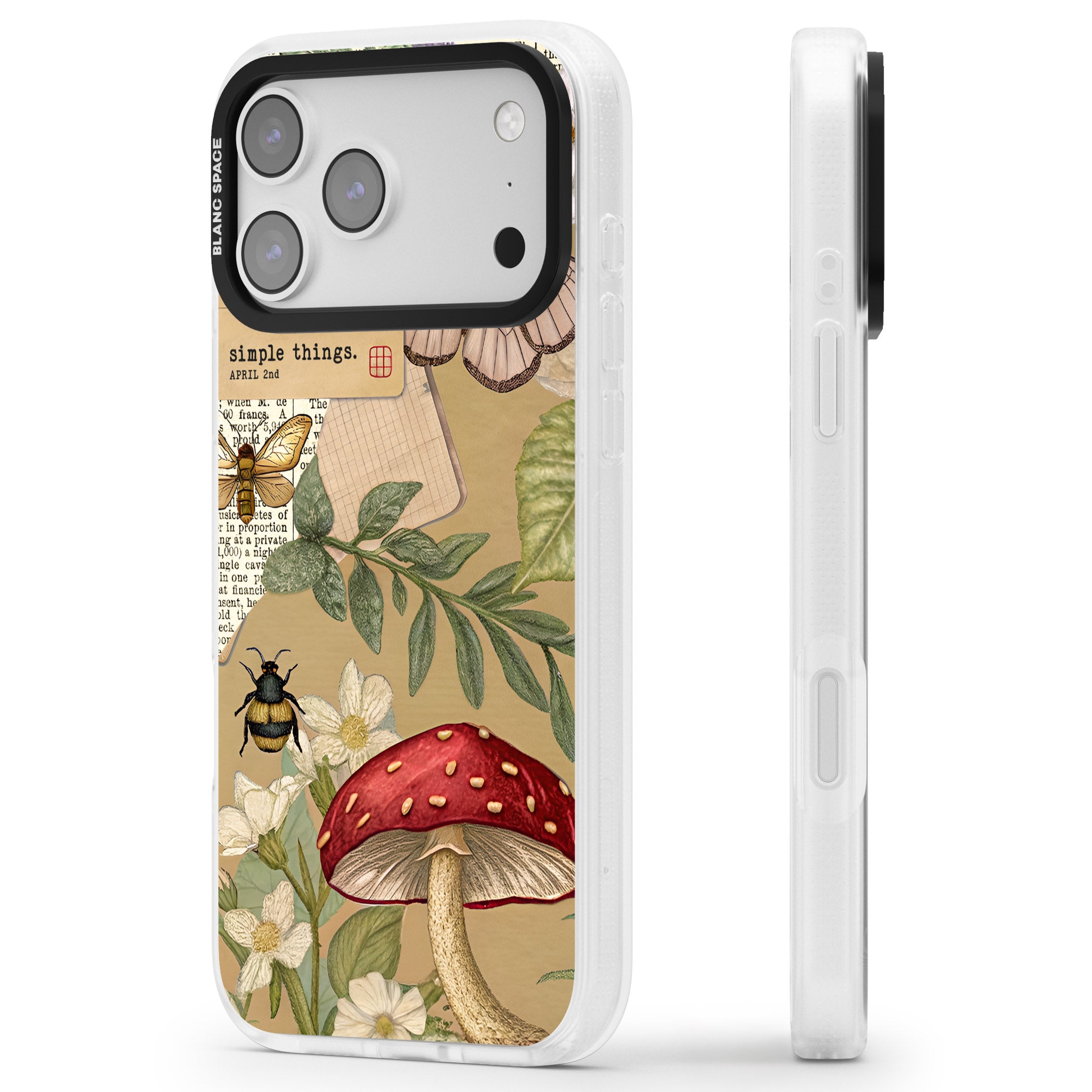 Simple Things iPhone 17 Pro Impact Air Clear Phone Case Side Profile