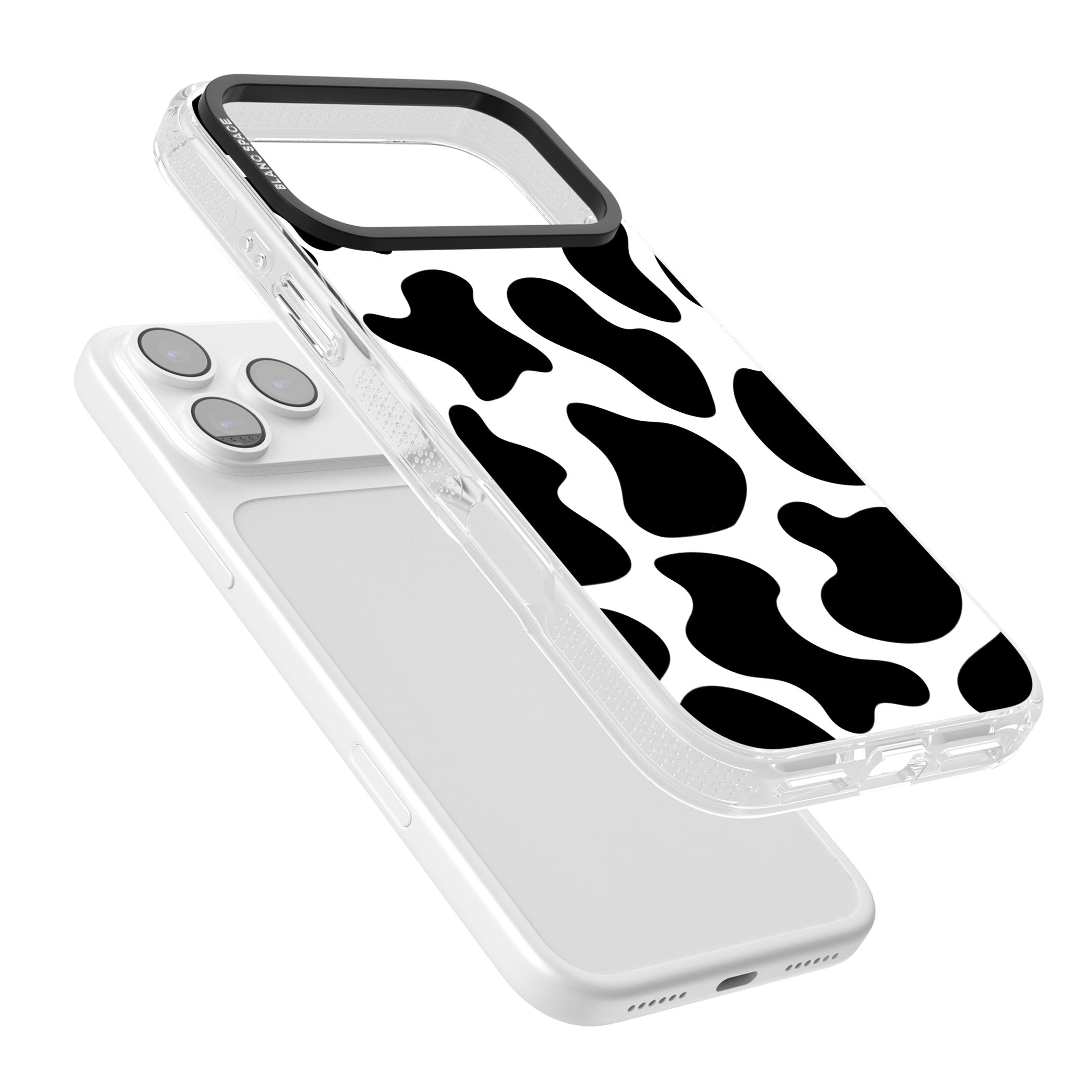 Cow Print iPhone 17 Pro Max Impact Air Clear Phone Case Colours