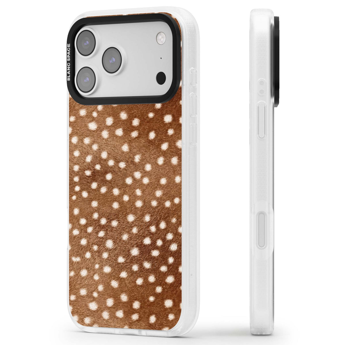 Deer Print animals iPhone case | Clear Case Impact Air case for iPhone 17 Pro, iPhone 17 Pro Max