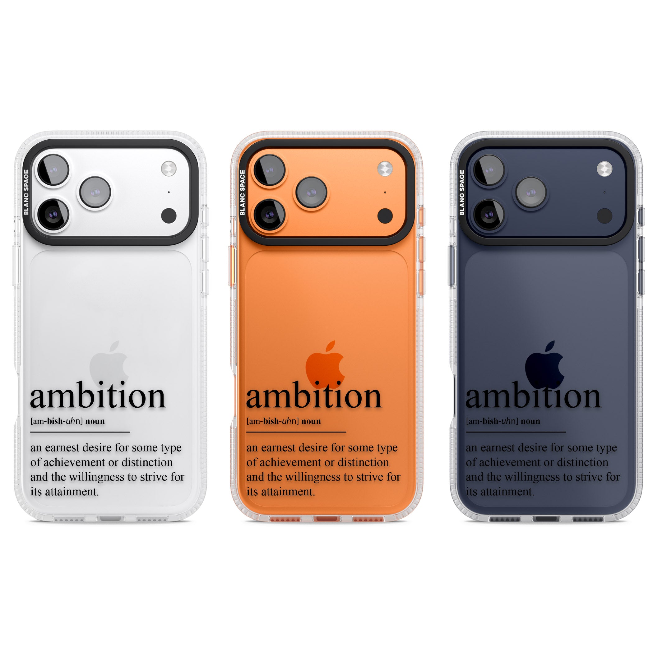 Ambition iPhone 17 Pro Impact Air Clear Phone Case APT Impact Protection