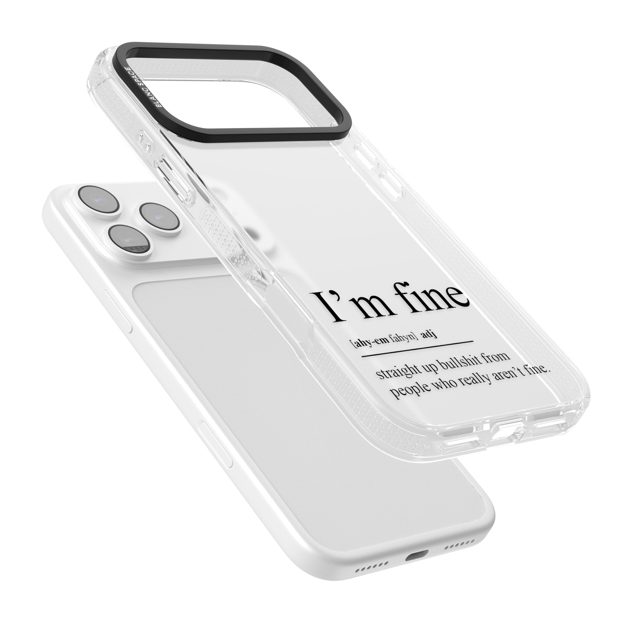 Im Fine iPhone 17 Pro Max Impact Air Clear Phone Case Colours