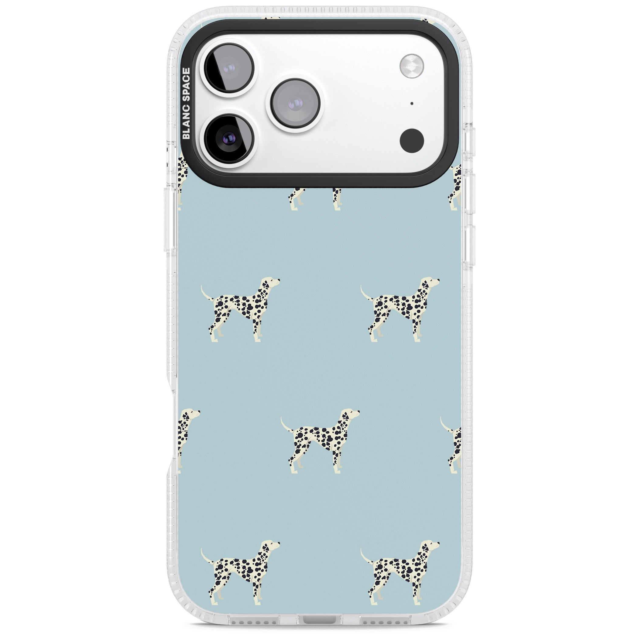 Dalmatian Pattern iPhone 17 Pro Max Impact Air Clear Phone Case