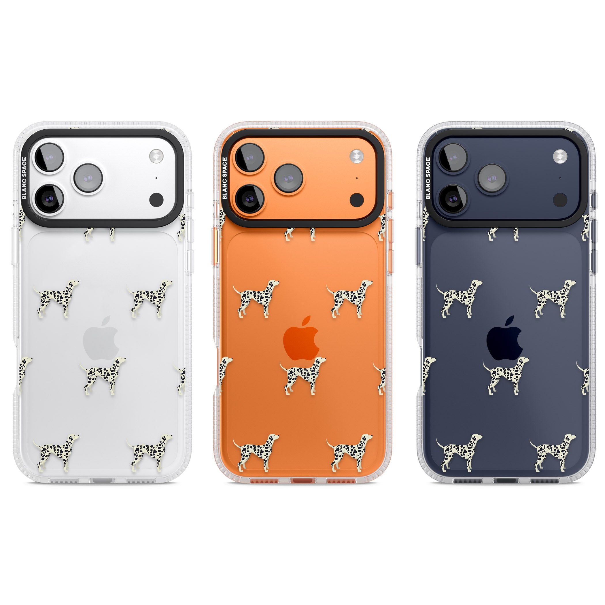 Dalmatian Dog Pattern iPhone 17 Pro Impact Air Clear Phone Case APT Impact Protection