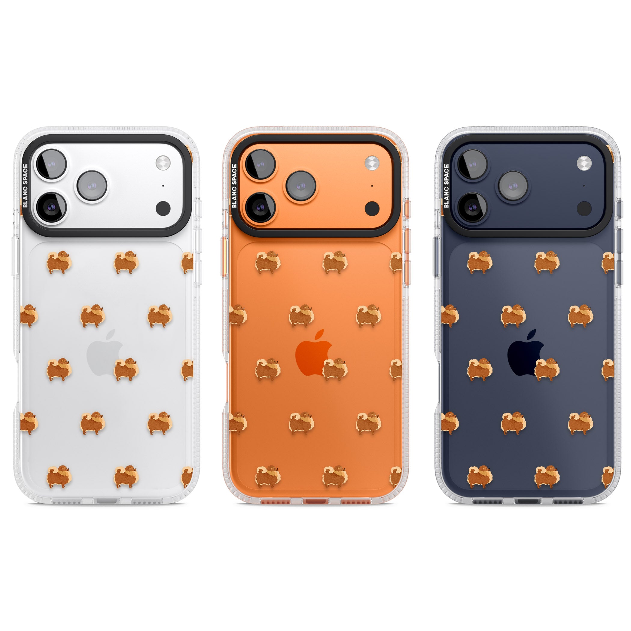 Pomeranian Delight iPhone 17 Pro Impact Air Clear Phone Case APT Impact Protection