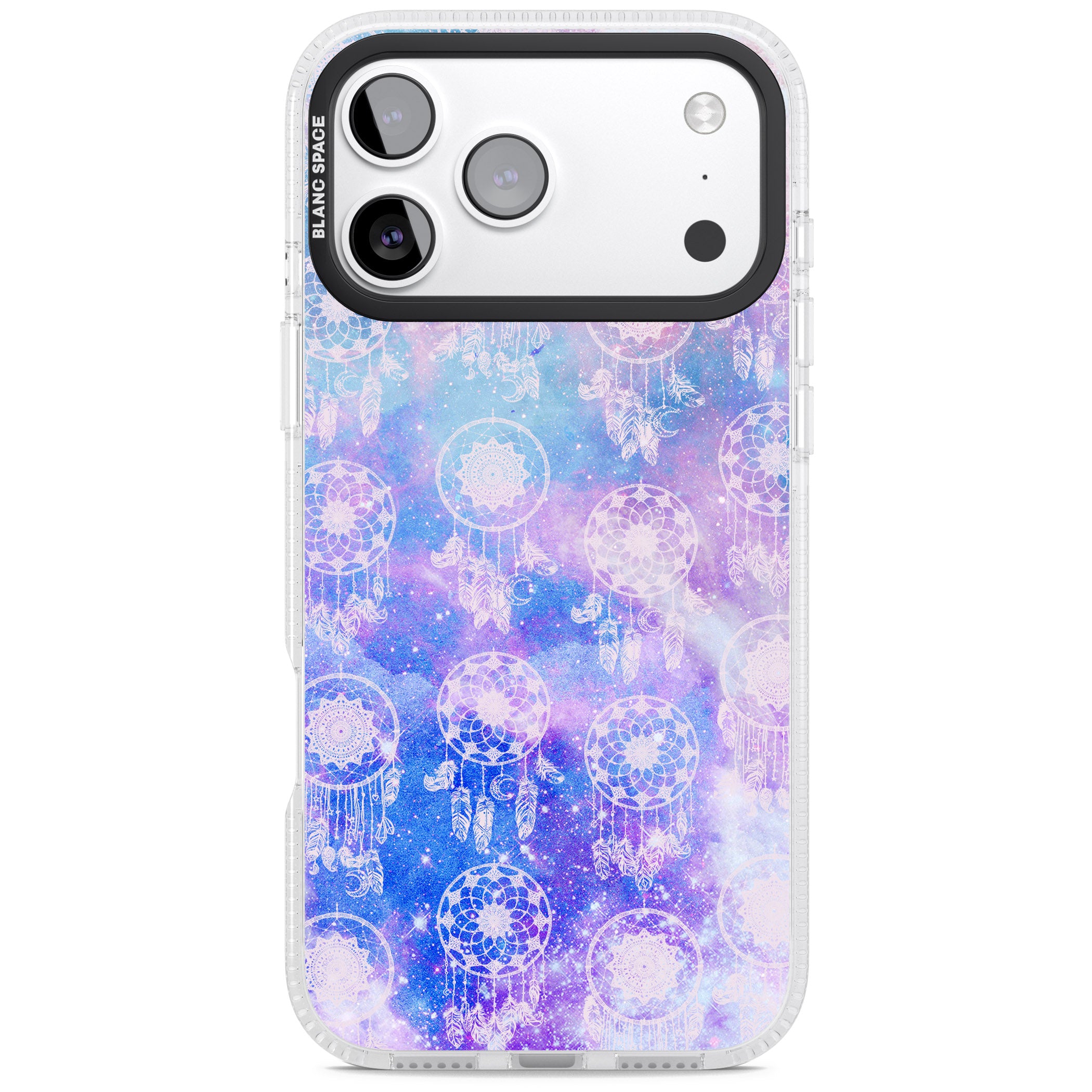 Dreamcatcher Galaxy Tie Dye iPhone 17 Pro Max Impact Air Clear Phone Case