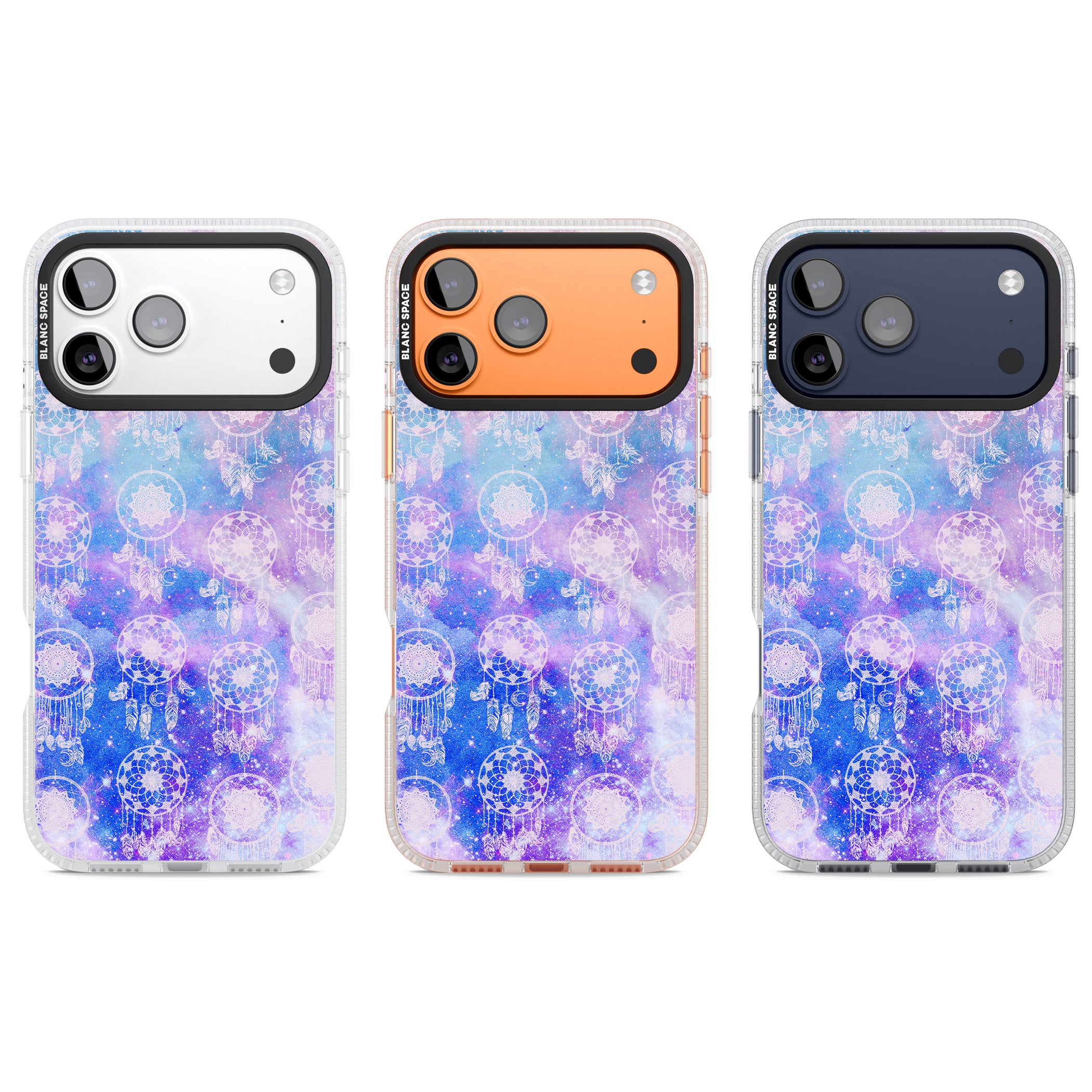 Dreamcatcher Galaxy Tie Dye iPhone 17 Pro Impact Air Clear Phone Case APT Impact Protection