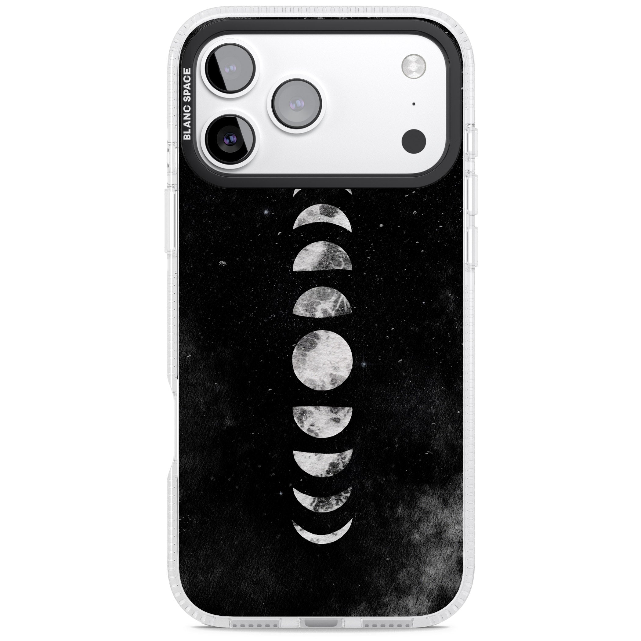 Lunar Phases iPhone 17 Pro Max Impact Air Clear Phone Case