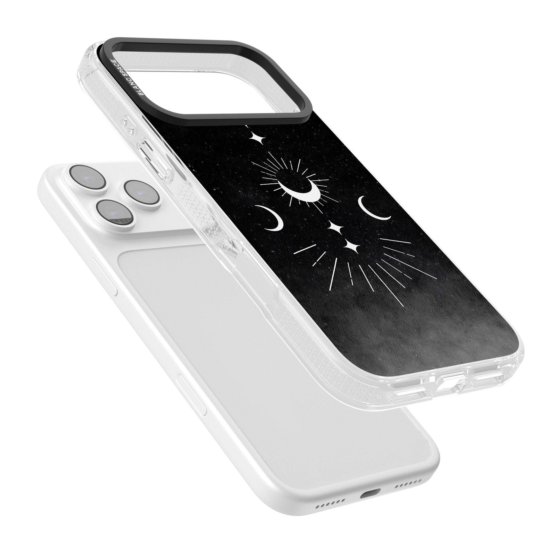 Lunar Mandala iPhone 17 Pro Max Impact Air Clear Phone Case Colours