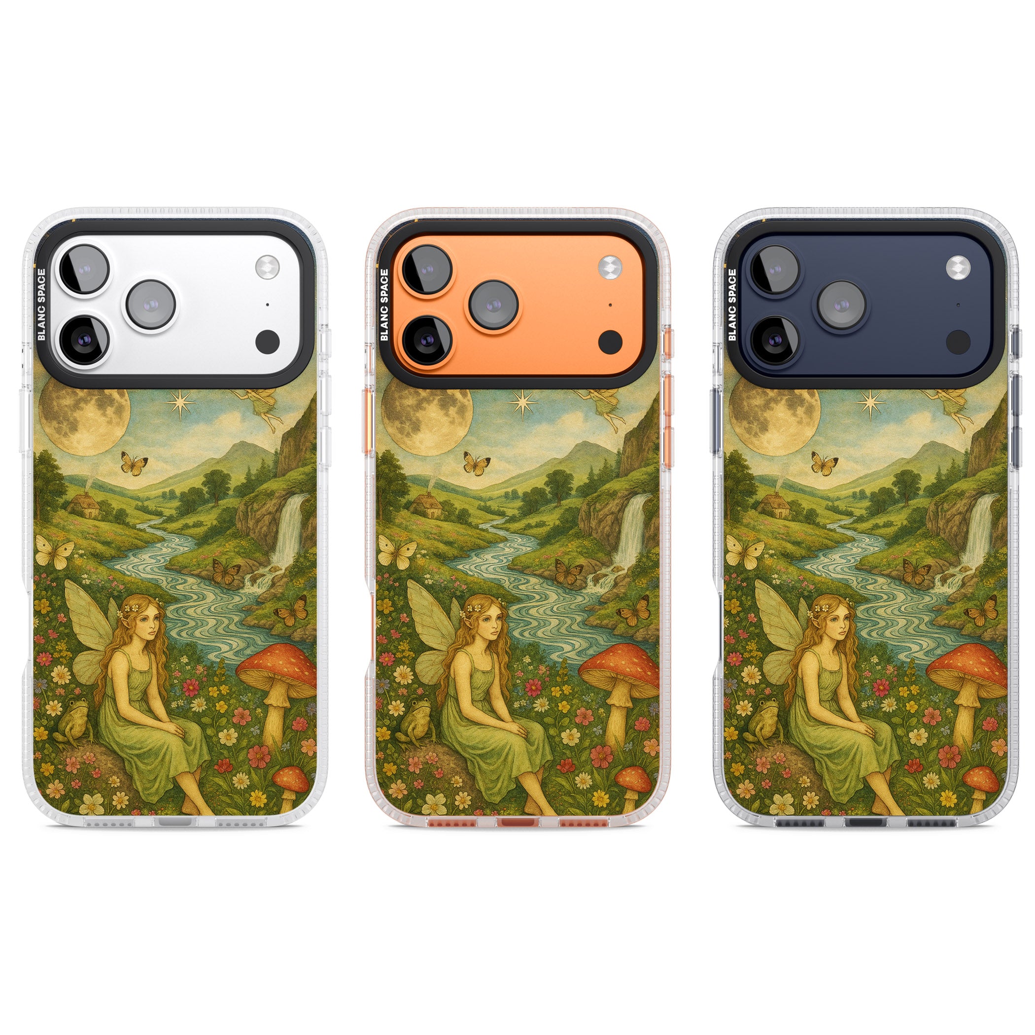 Nature Fairy iPhone 17 Pro Impact Air Clear Phone Case APT Impact Protection