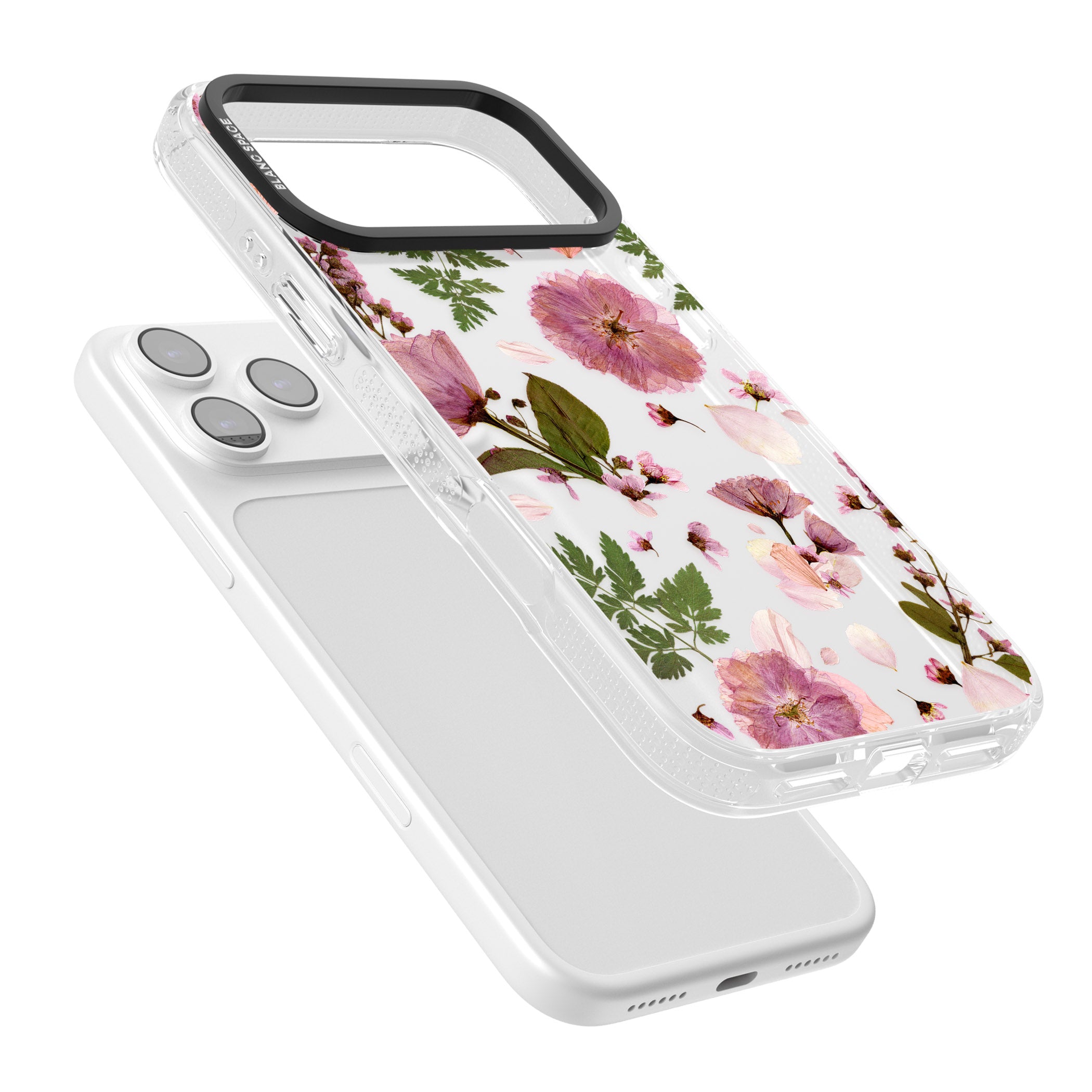Blossom Bouquet iPhone 17 Pro Impact Air Clear Phone Case Colours