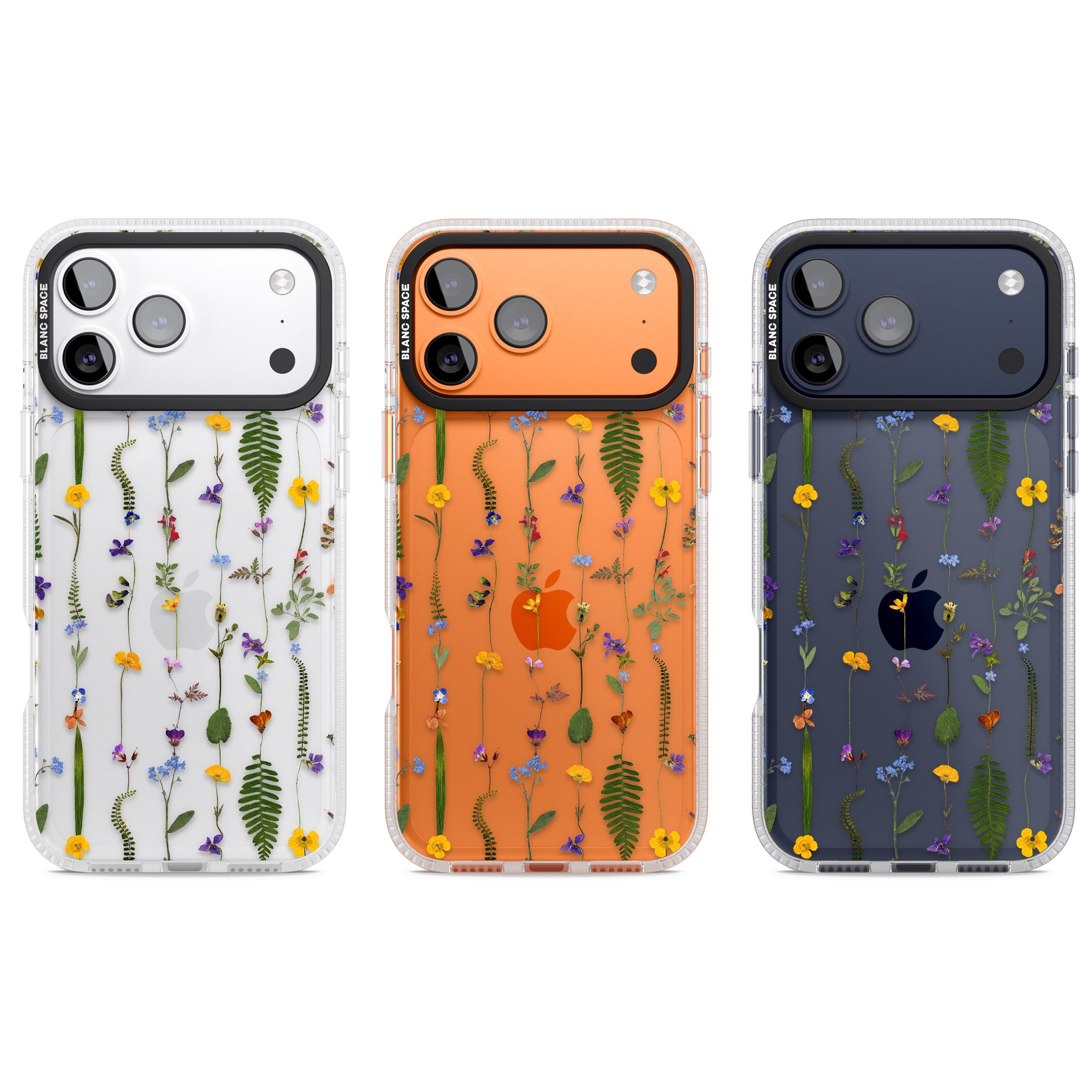Wildflower Chain iPhone 17 Pro Impact Air Clear Phone Case APT Impact Protection