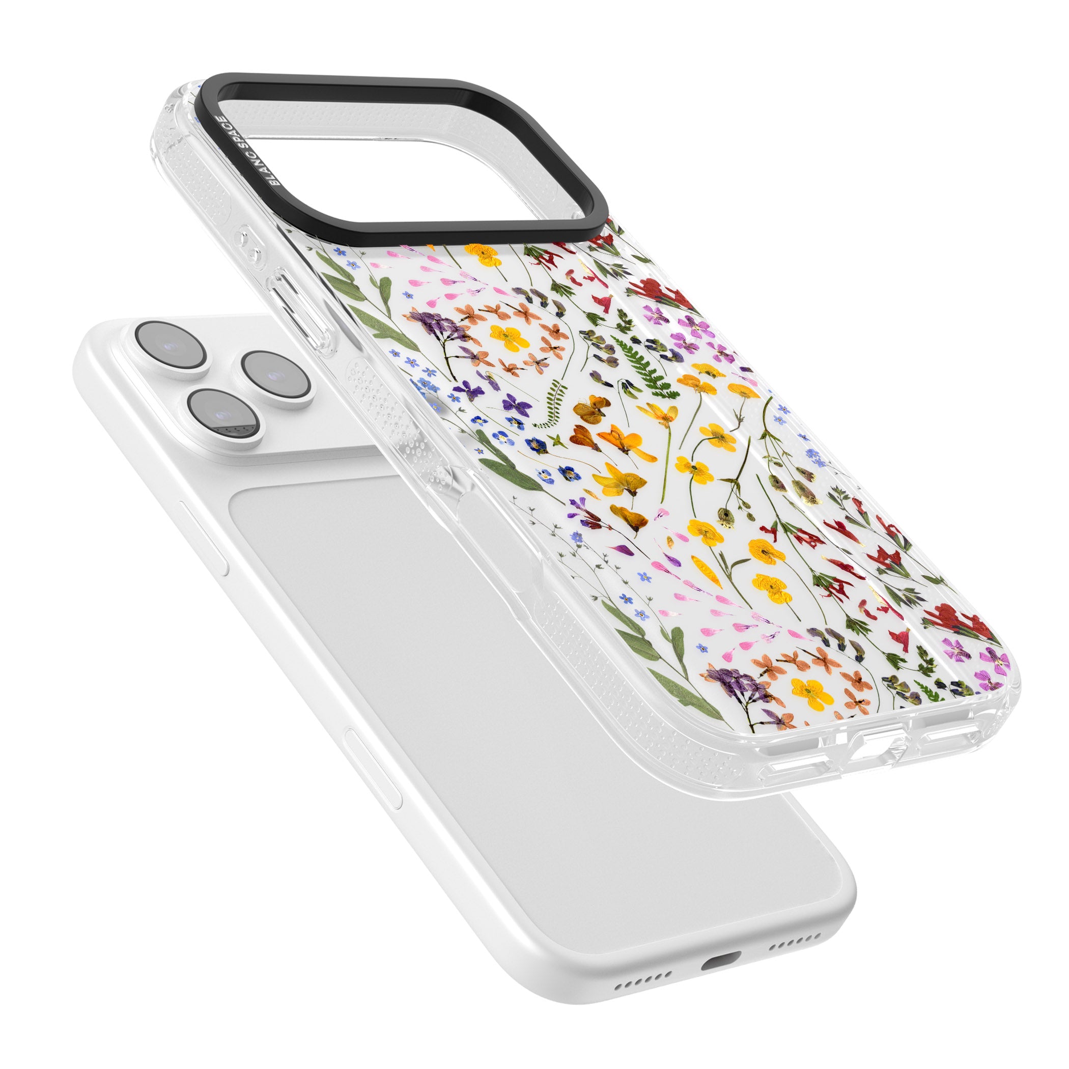Wildflower iPhone 17 Pro Max Impact Air Clear Phone Case Colours