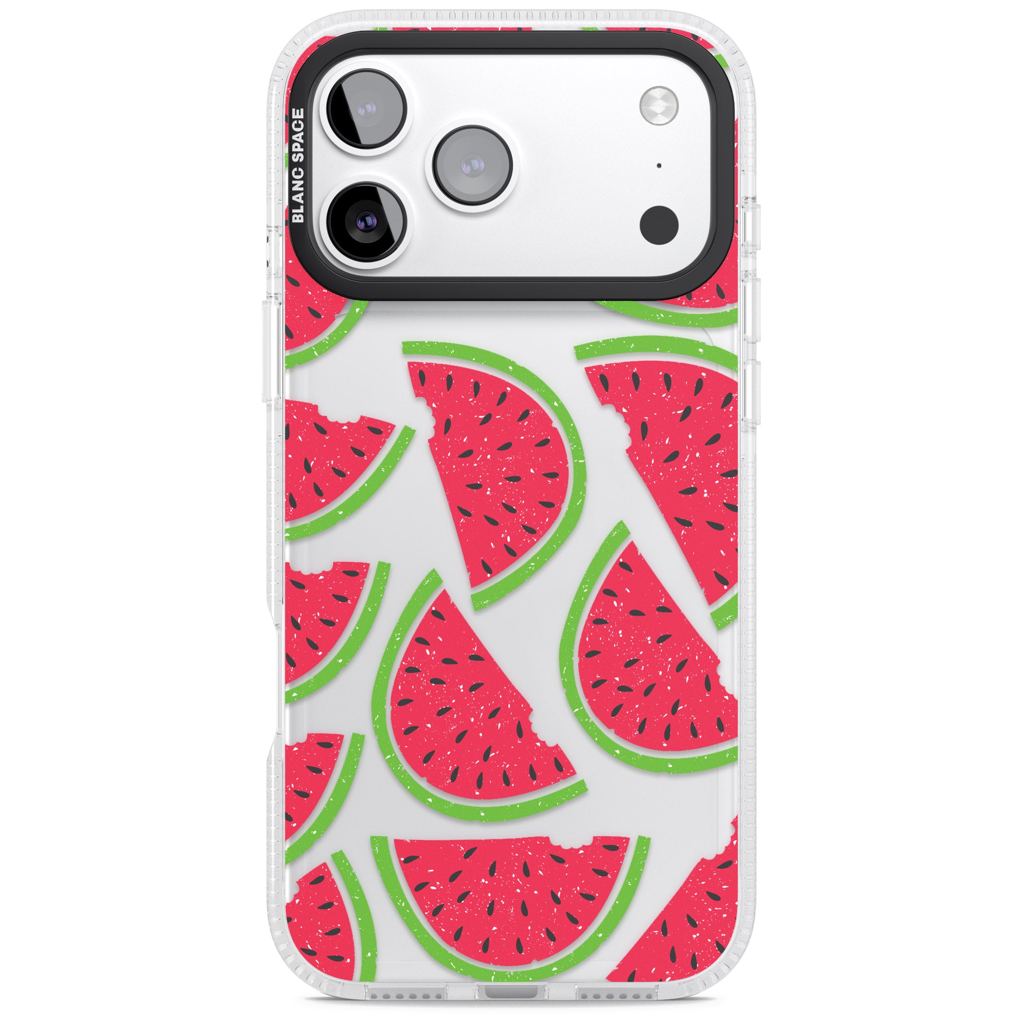 Watermelon Pattern iPhone 17 Pro Impact Air Clear Phone Case