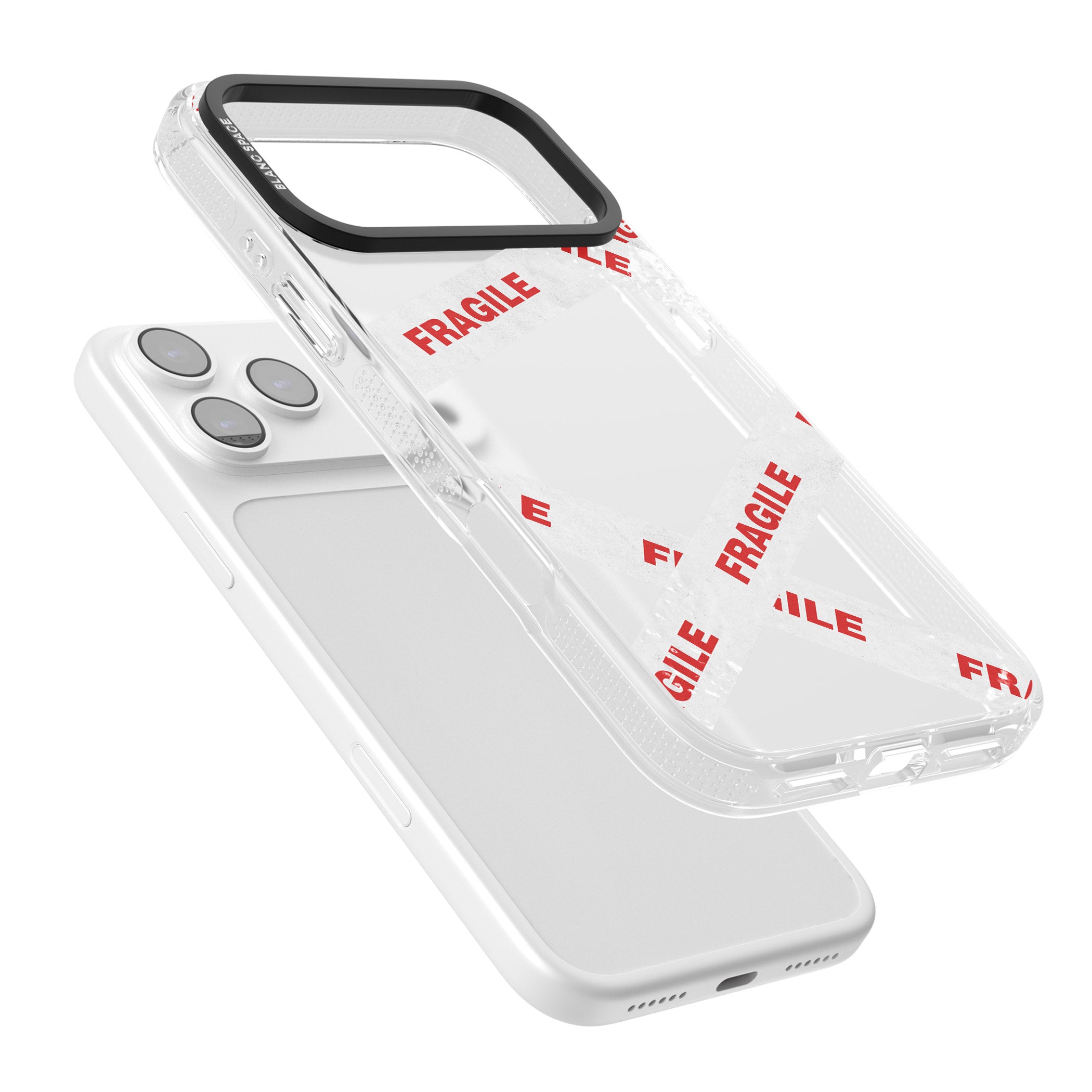 Fragile Tape iPhone 17 Pro Impact Air Clear Phone Case Colours