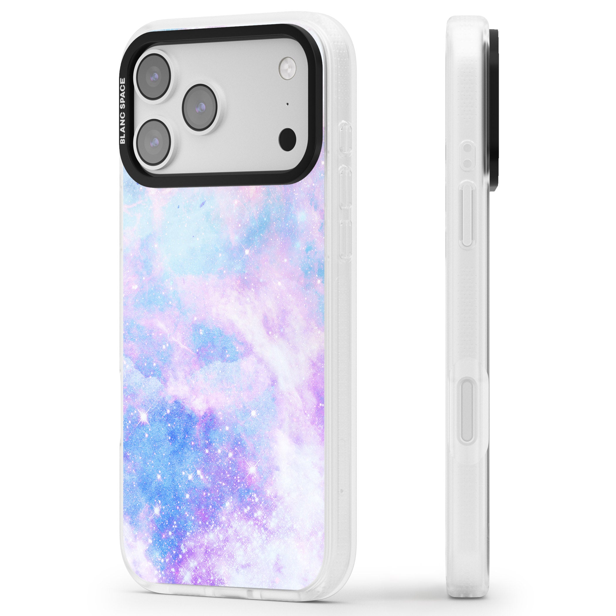 Galaxy Dream iPhone 17 Pro Max Impact Air Clear Phone Case Side Profile