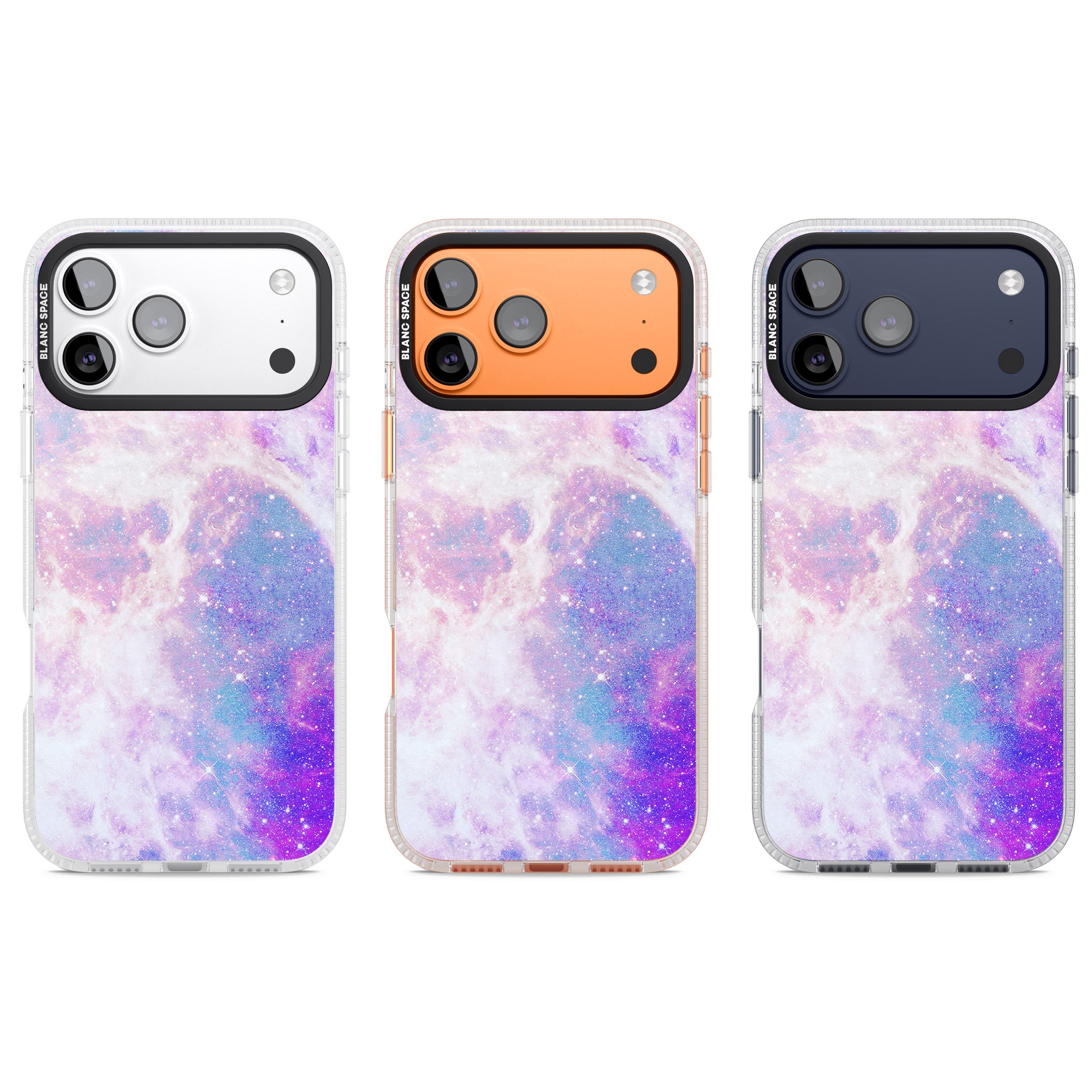 Pastel Galaxy iPhone 17 Pro Impact Air Clear Phone Case APT Impact Protection