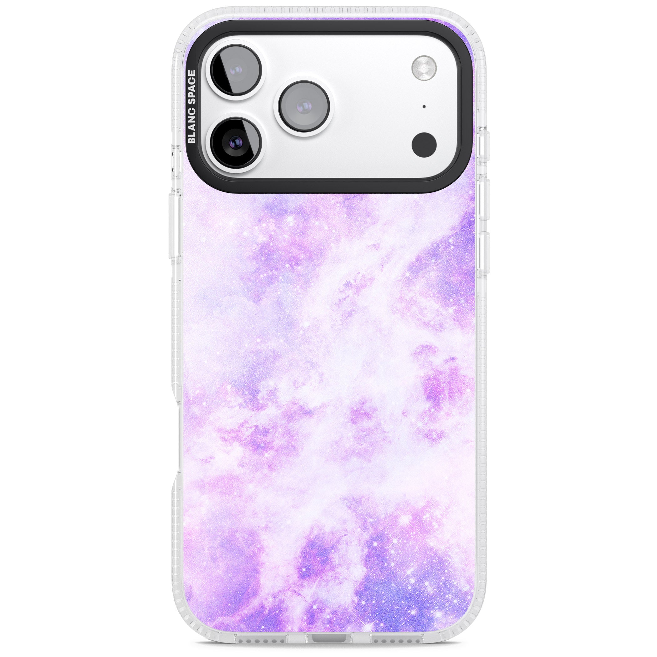 Purple Galaxy Vibes iPhone 17 Pro Impact Air Clear Phone Case