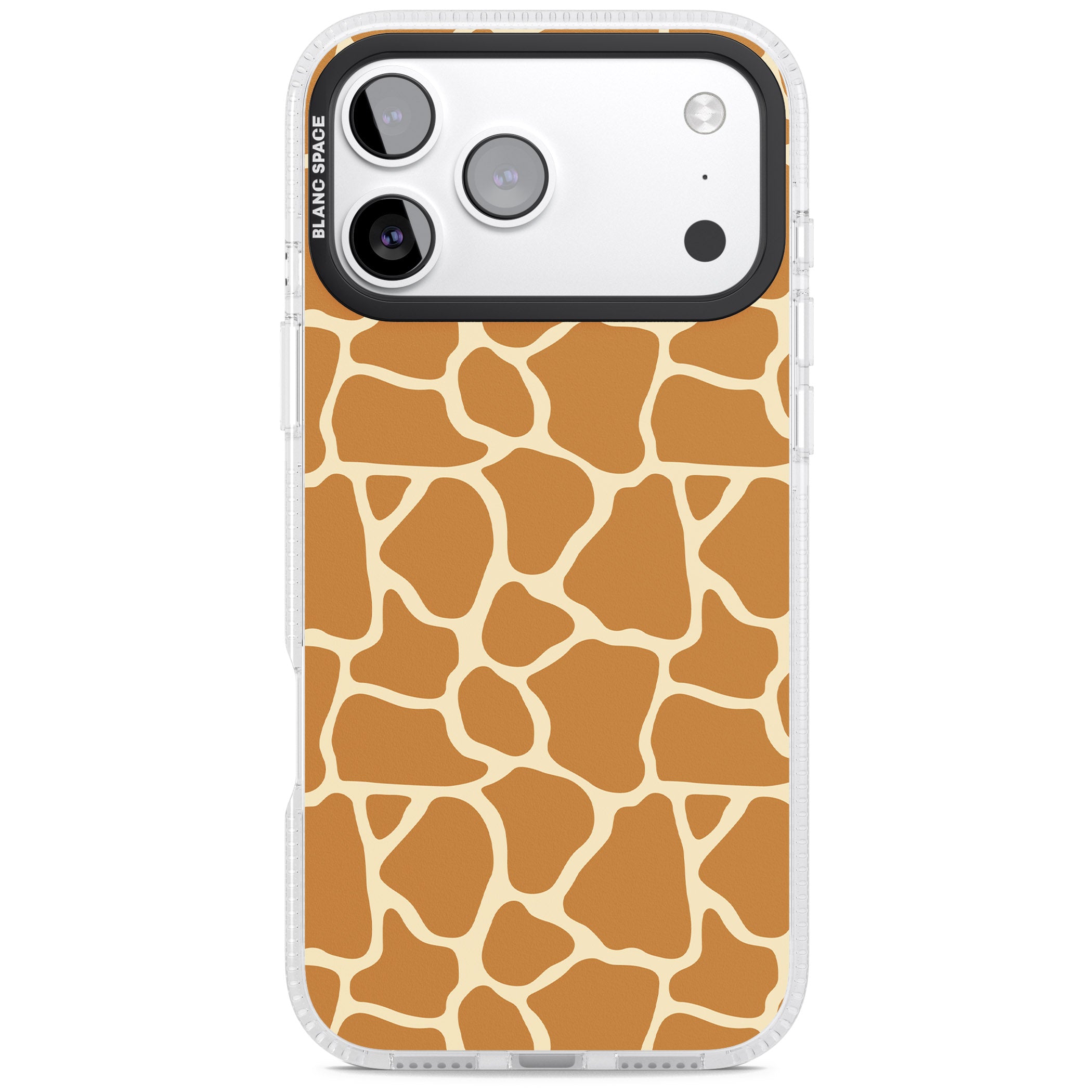 Giraffe Pattern iPhone 17 Pro Max Impact Air Clear Phone Case
