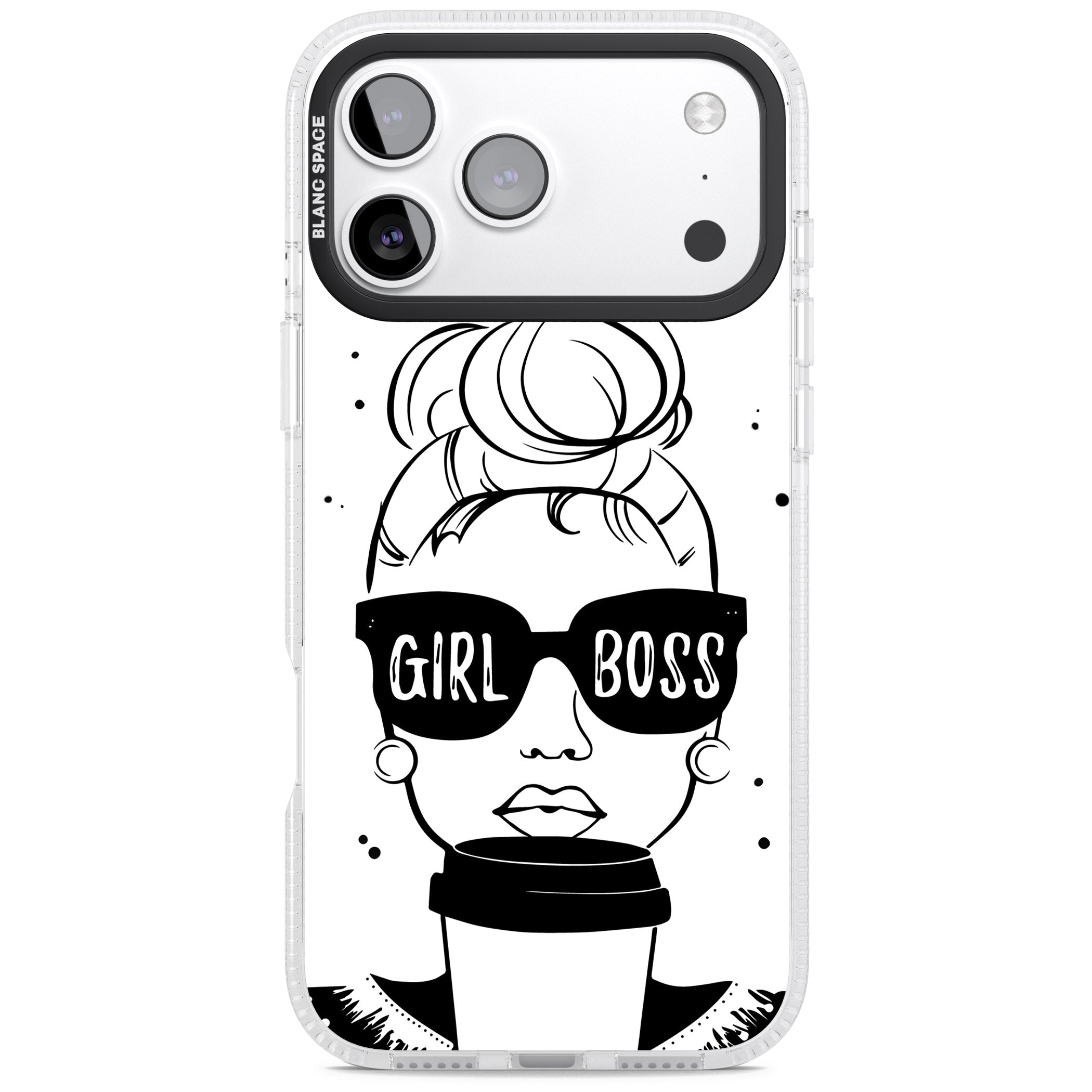 Girl Boss iPhone 17 Pro Max Impact Air Clear Phone Case