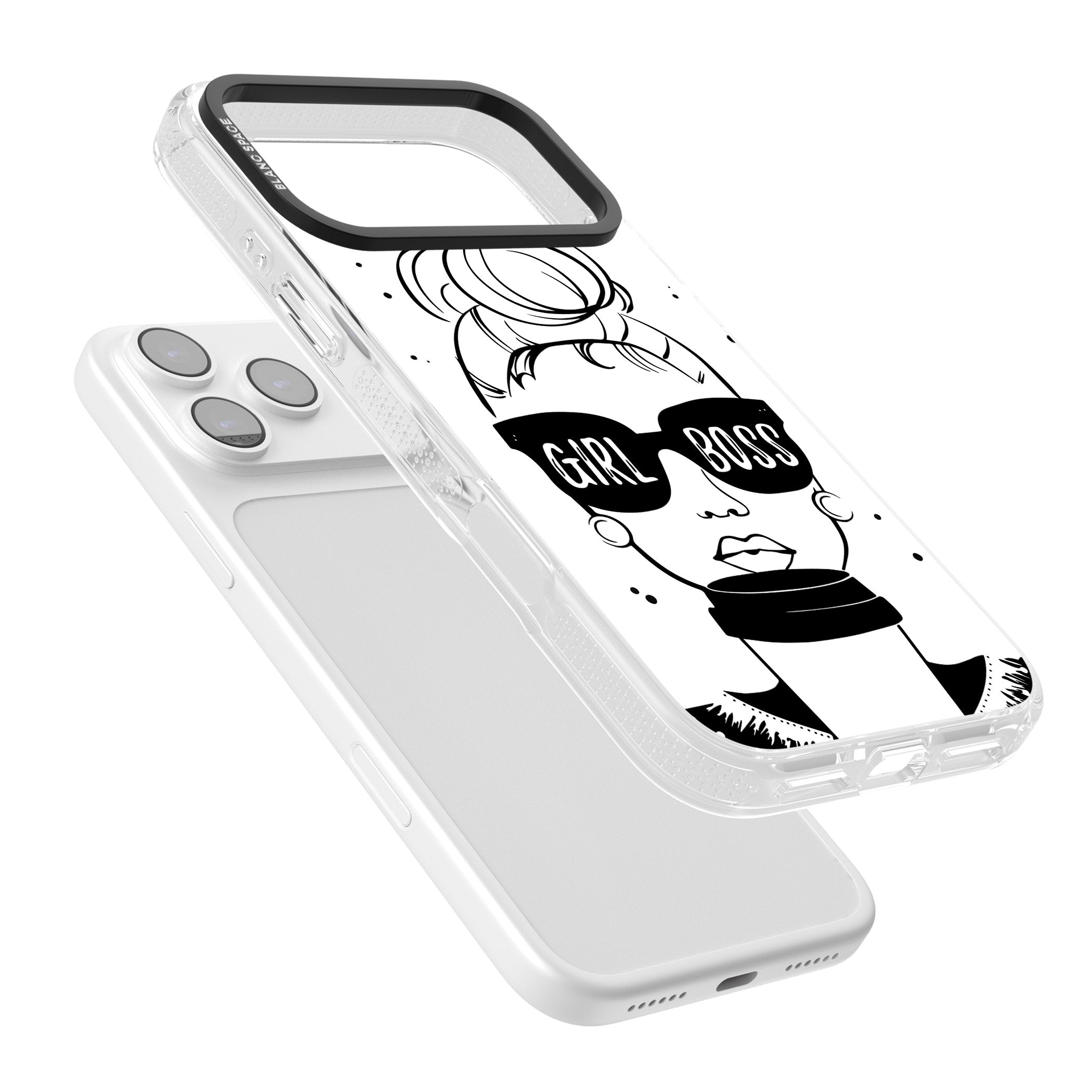 Girl Boss iPhone 17 Pro Max Impact Air Clear Phone Case Colours