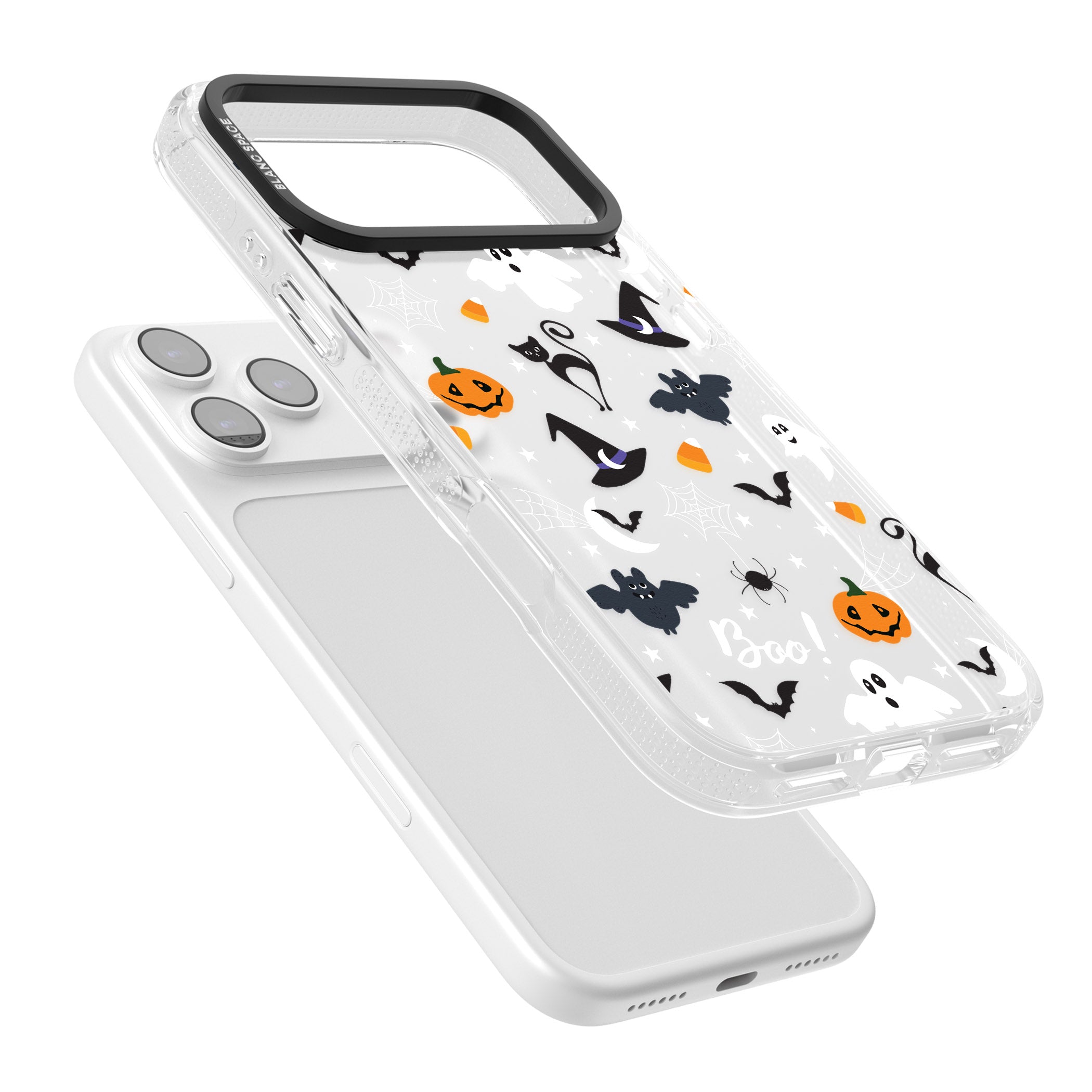Halloween Mix Pattern iPhone 17 Pro Max Impact Air Clear Phone Case Colours