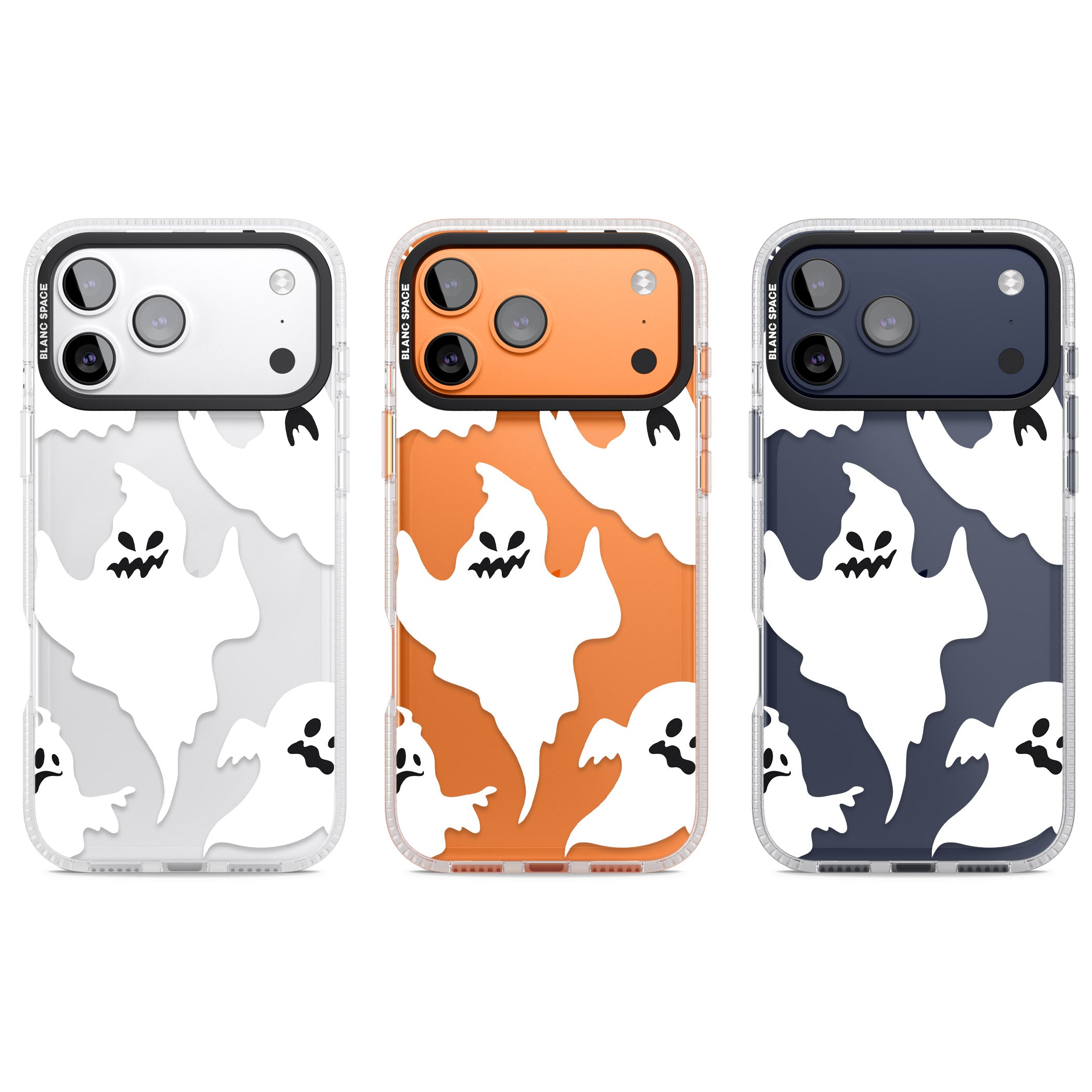 Ghost Pattern iPhone 17 Pro Impact Air Clear Phone Case APT Impact Protection