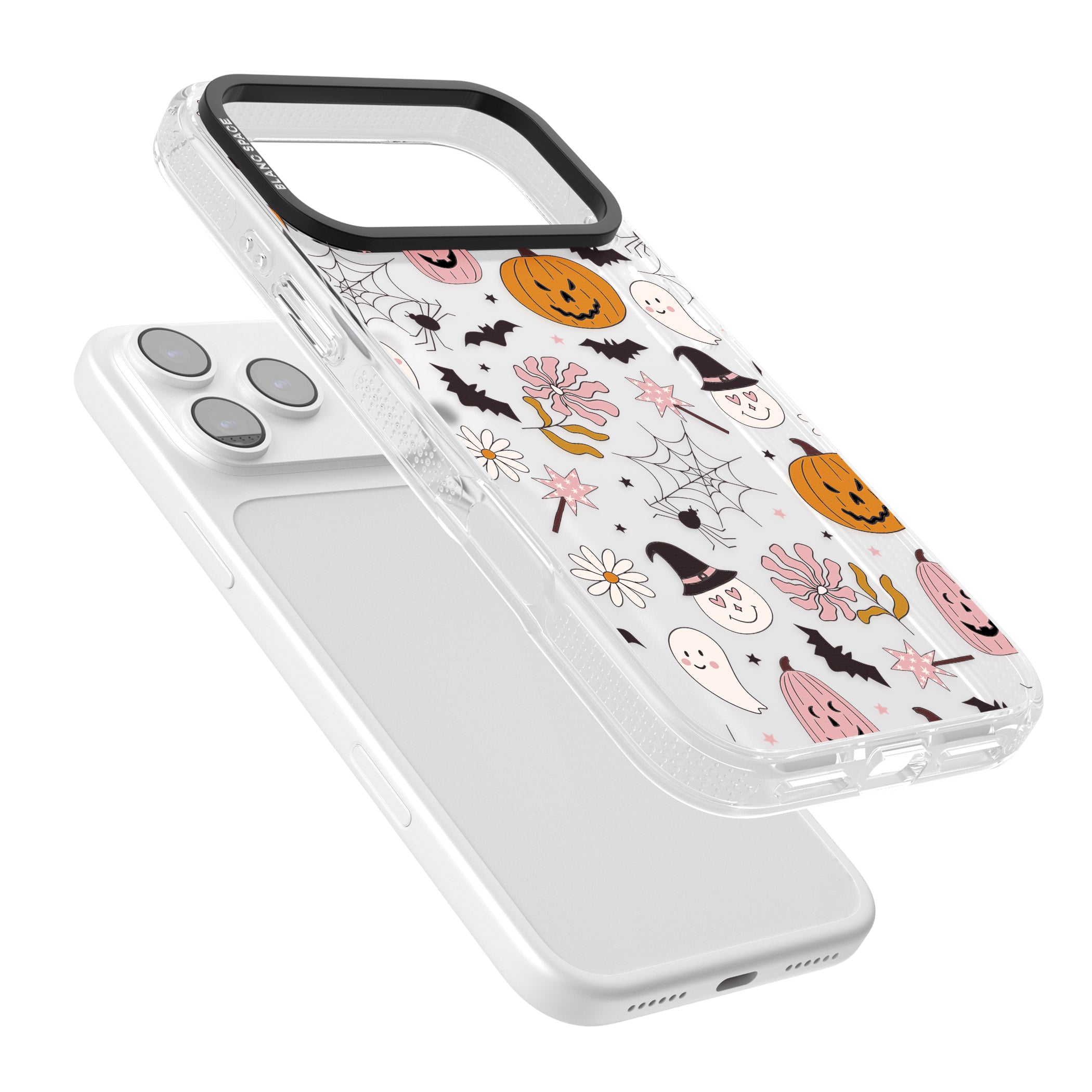 Spooky Mix iPhone 17 Pro Impact Air Clear Phone Case Colours