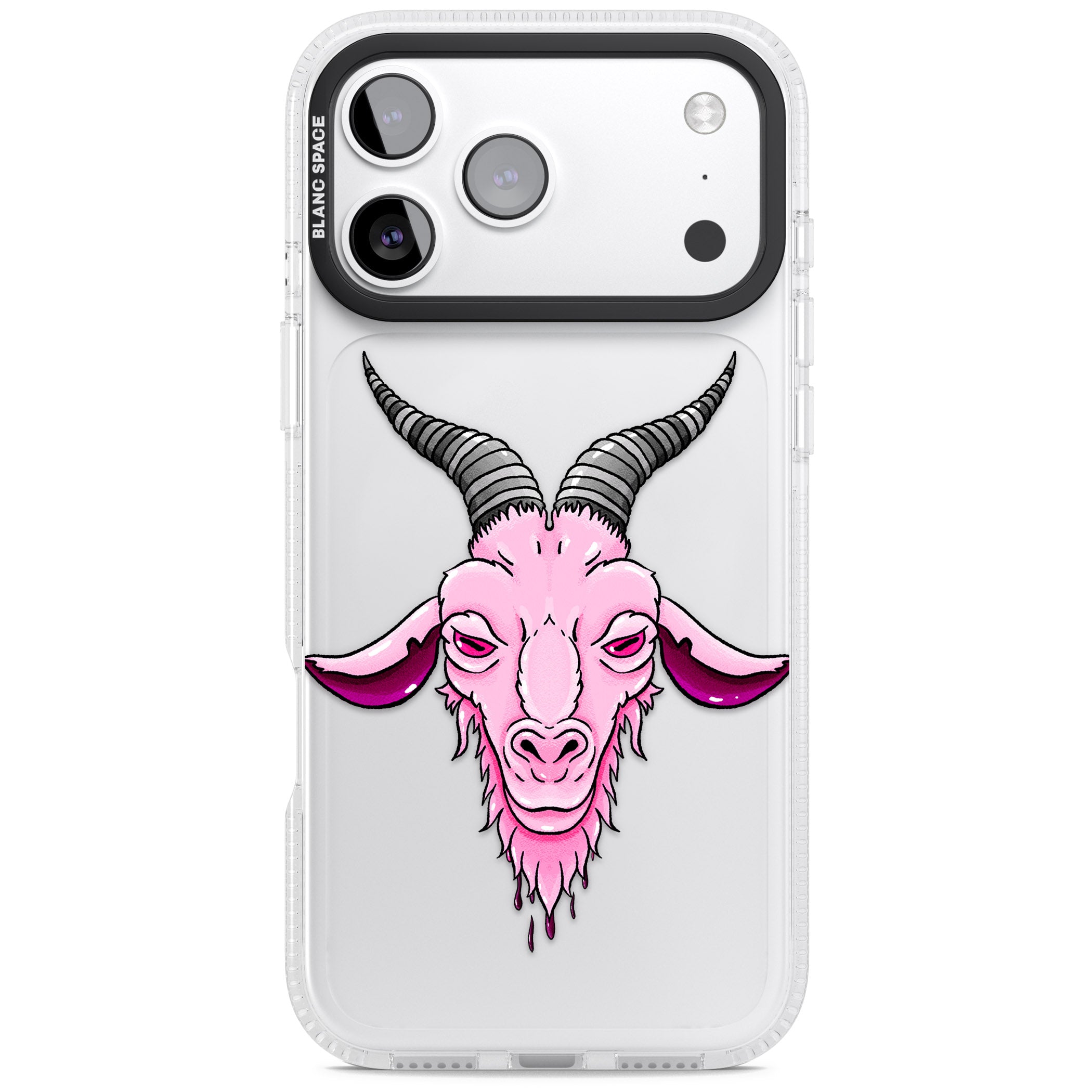 Ba Phomet iPhone 17 Pro Impact Air Clear Phone Case