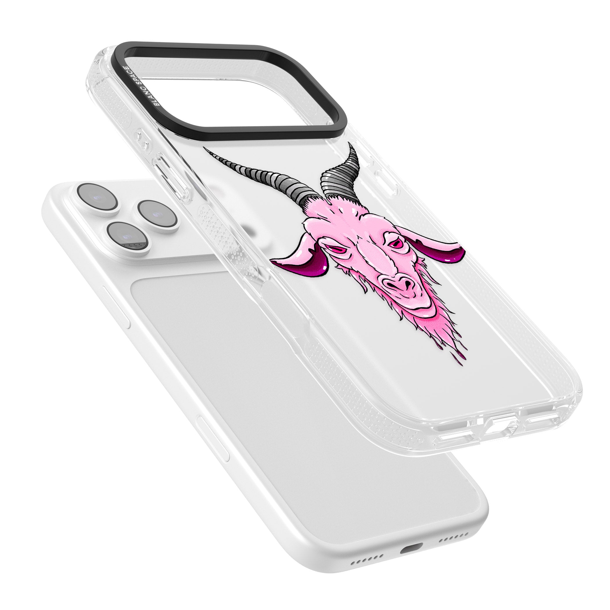 Ba Phomet iPhone 17 Pro Max Impact Air Clear Phone Case Colours