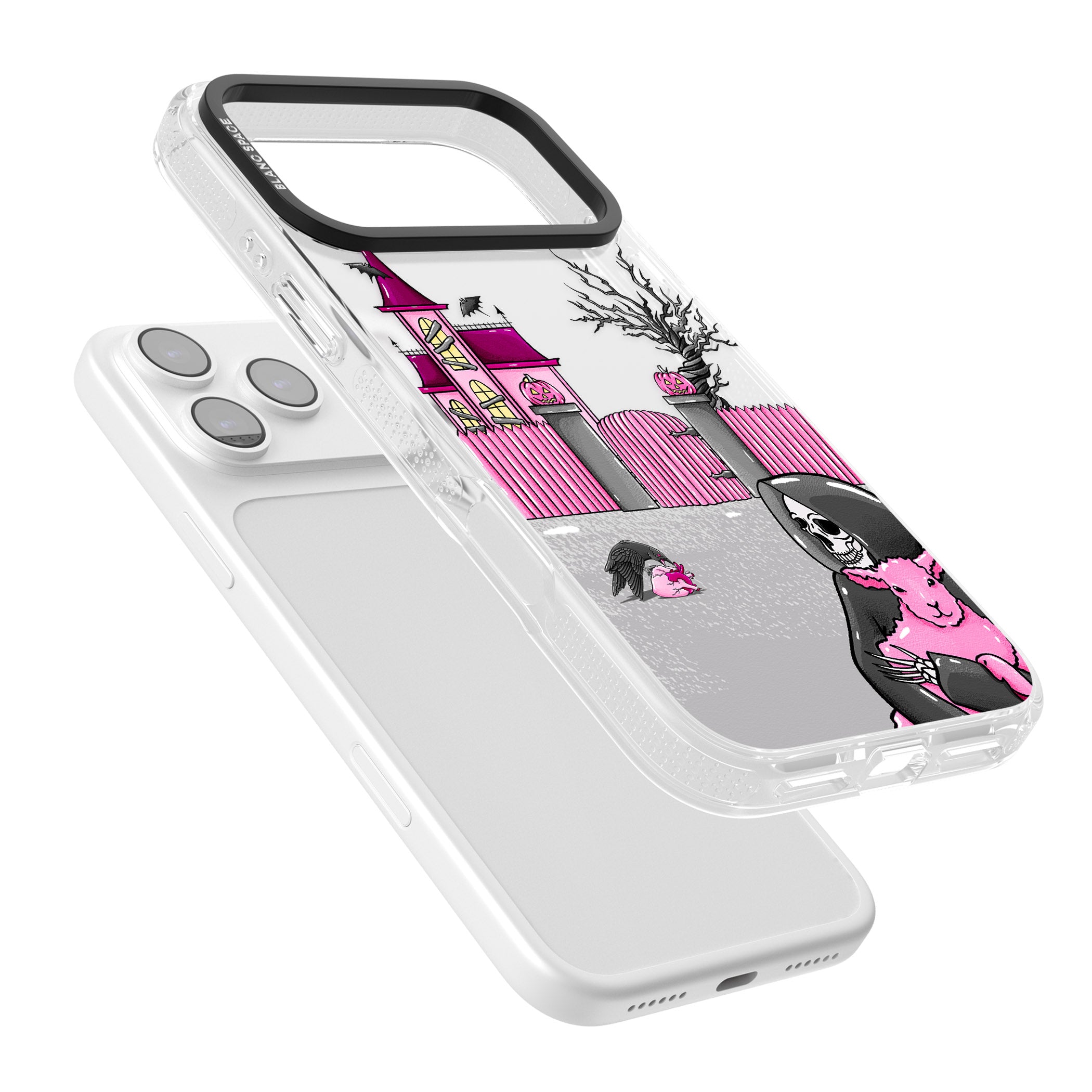 Left With My Heart iPhone 17 Pro Max Impact Air Clear Phone Case Colours